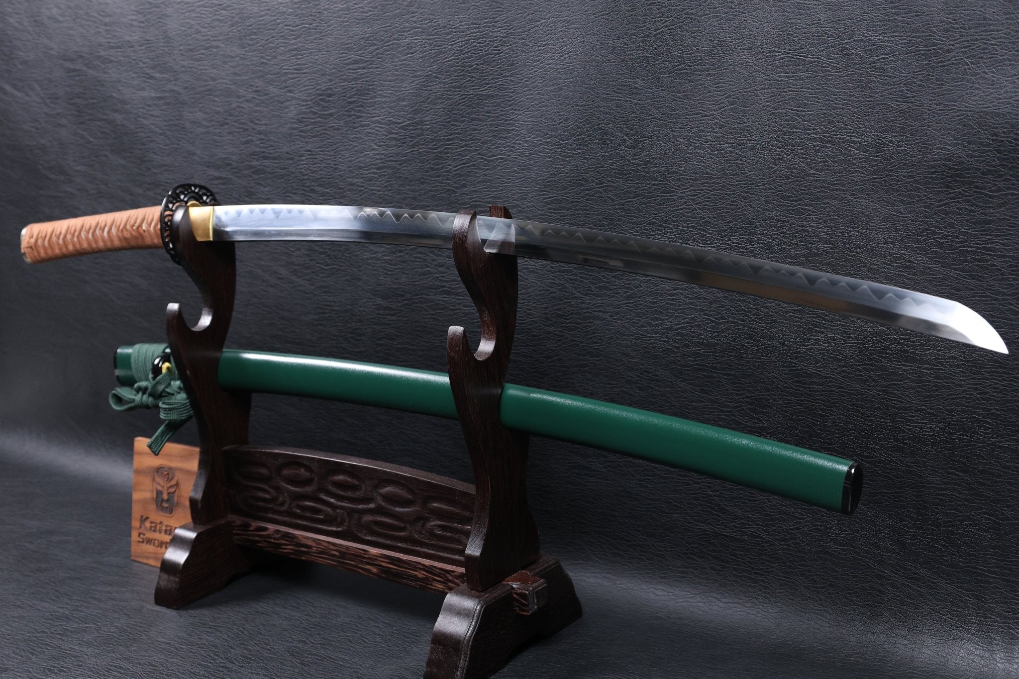 Katana Yoshitsune T10 Clay Tempered Blade with Notare Wave Hamon | KSA Huo | KSA Katana For Sale 2026