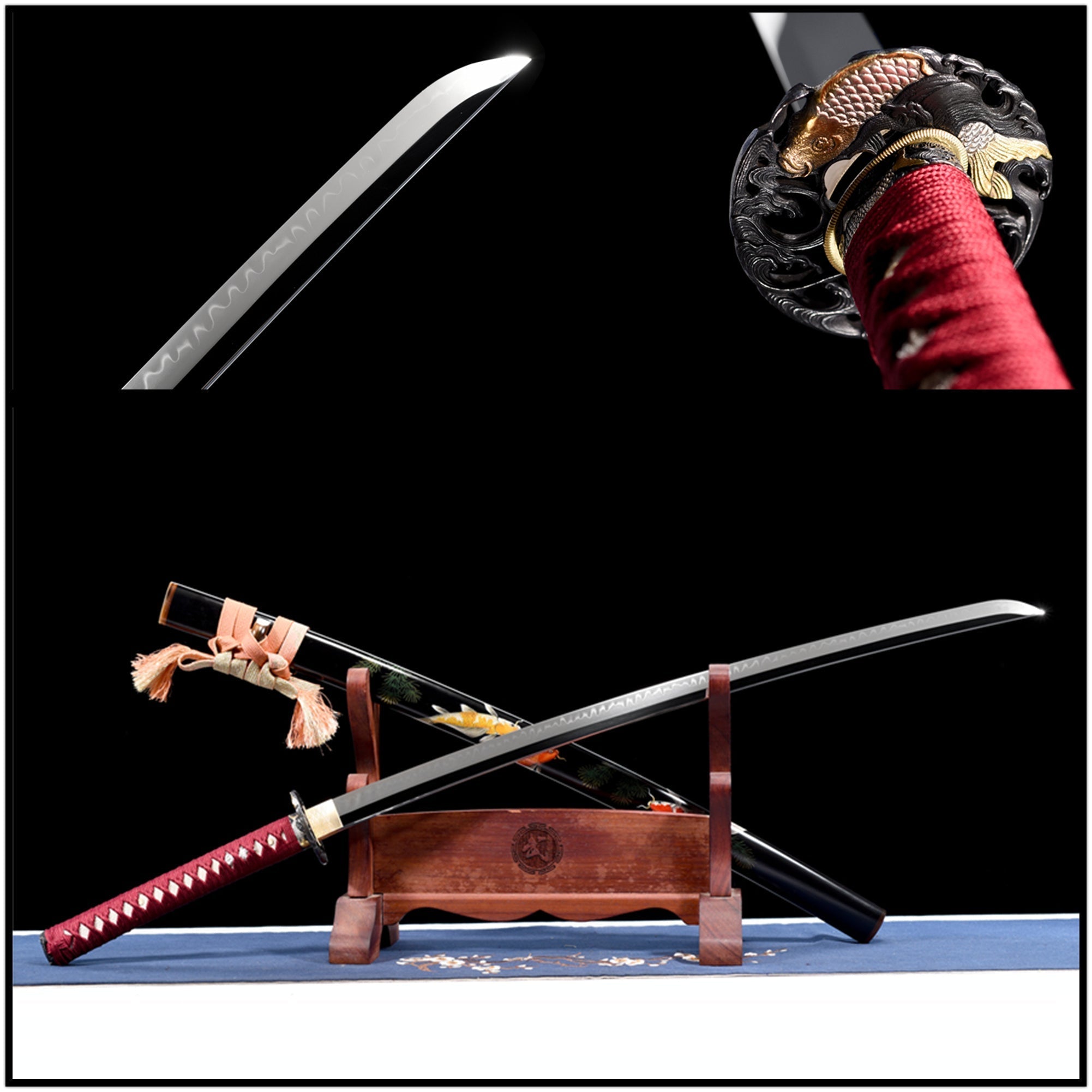 Katana Youyu T10 Clay Tempered Mirror Finish Ox Horn Saya 有餘 | KatanaSwordArt Katana For Sale 2025