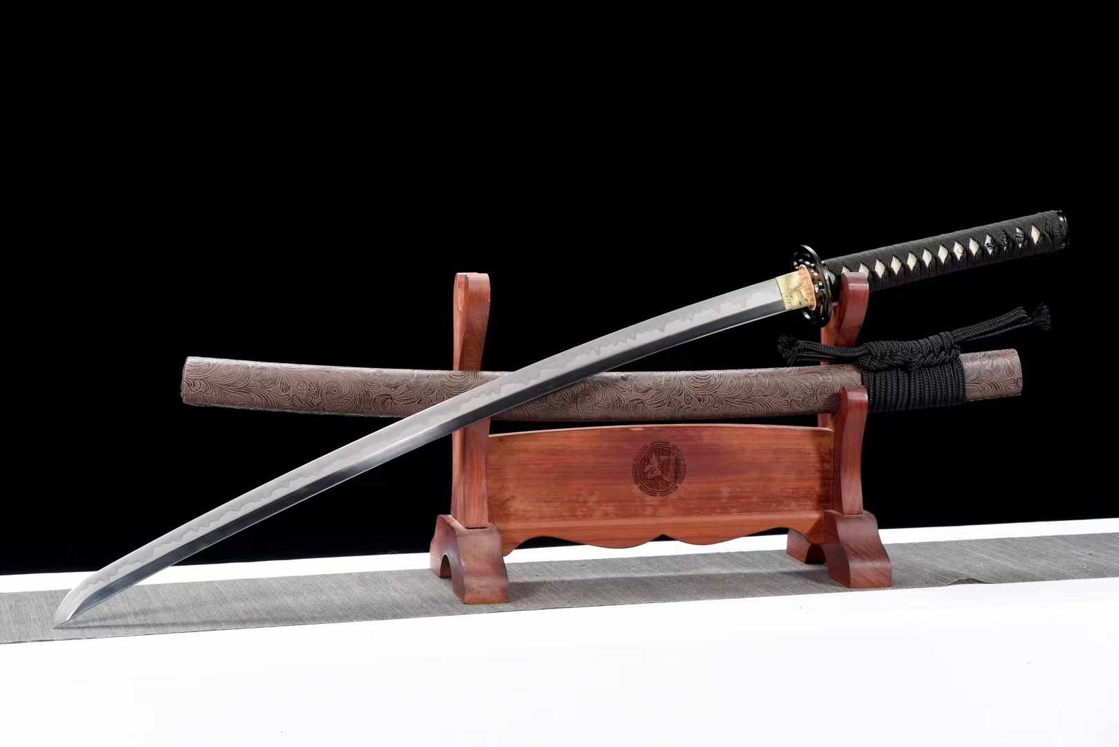 Katana ZhuiFeng T10 Clay Tempered Black Saya 追風 | KatanaSwordArt Katana For Sale 2025