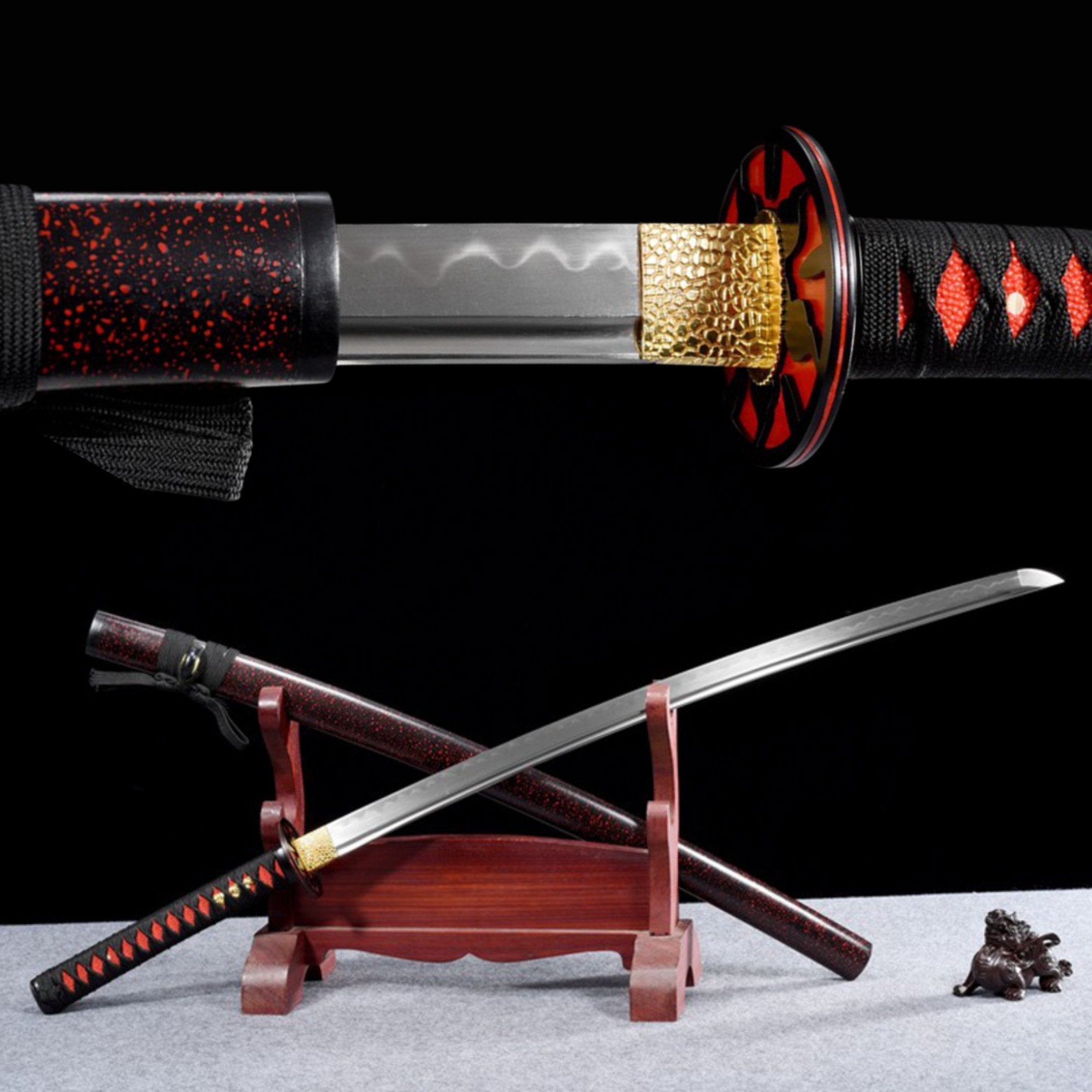 Katana Zijing T10 Clay Tempered Red 紫荊 | KatanaSwordArt Katana For Sale 2025