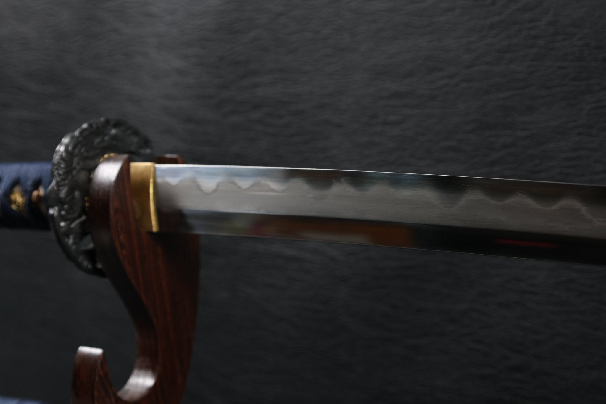 KSA Jin – Koiwave Katana Gomai Clay Tempered with Hand - Painted Plum Blossom Saya | KatanaSwordArt Katana For Sale 2025