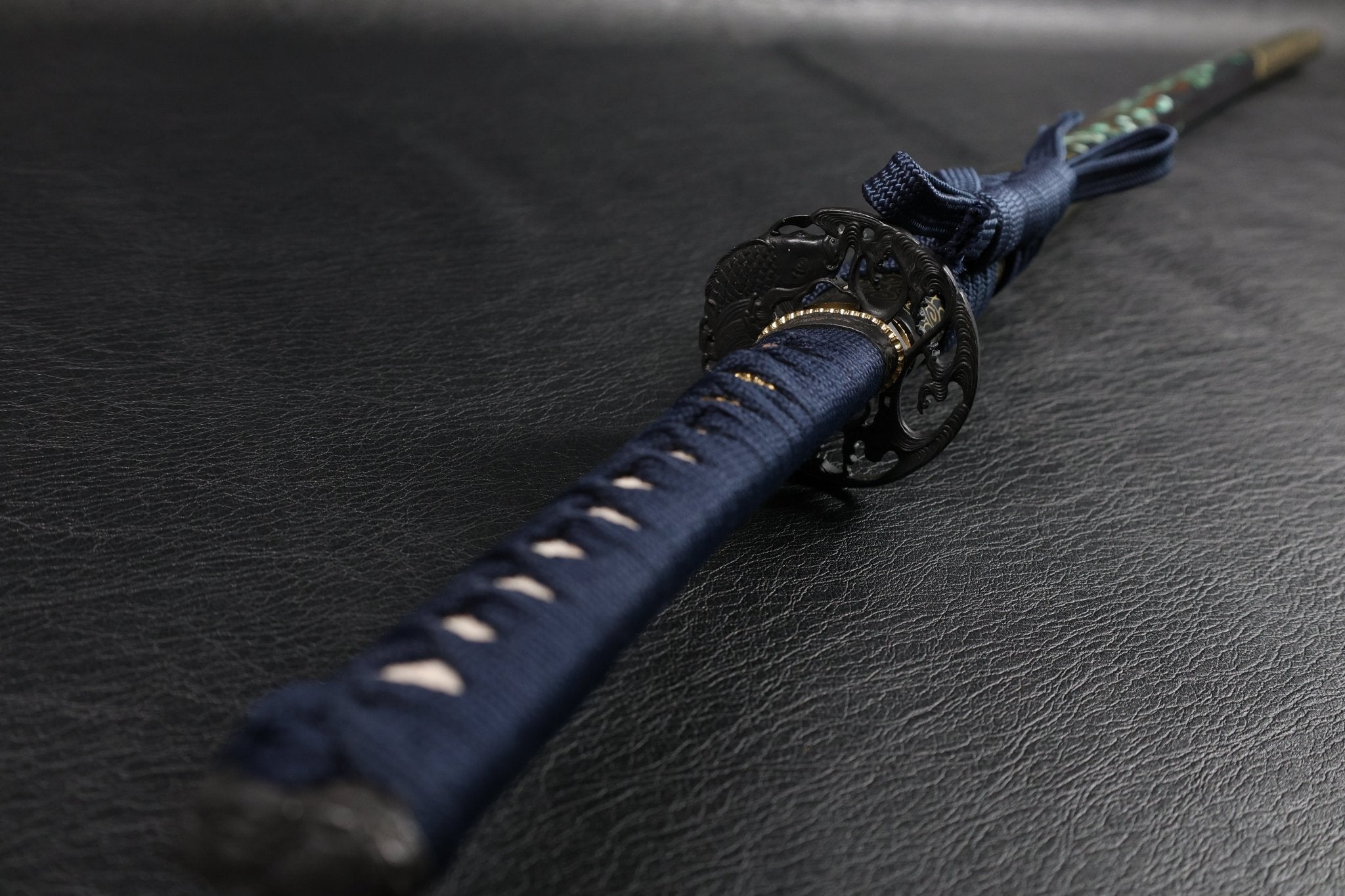 KSA Jin – Koiwave Katana Gomai Clay Tempered with Hand - Painted Plum Blossom Saya | KatanaSwordArt Katana For Sale 2025