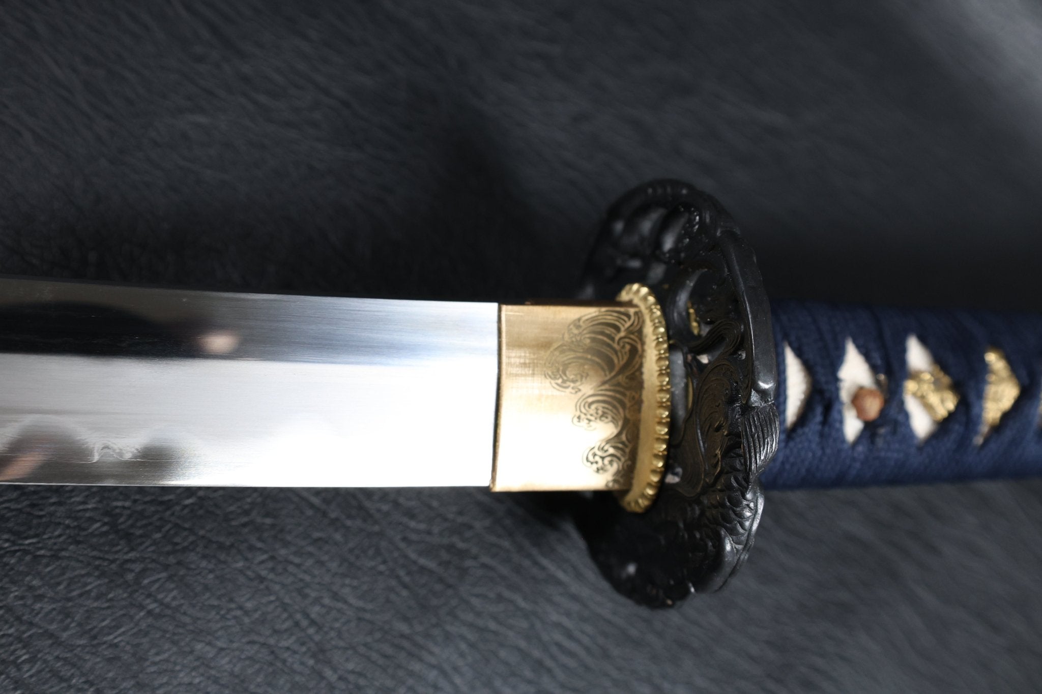 KSA Jin – Koiwave Katana Gomai Clay Tempered with Hand - Painted Plum Blossom Saya | KatanaSwordArt Katana For Sale 2025