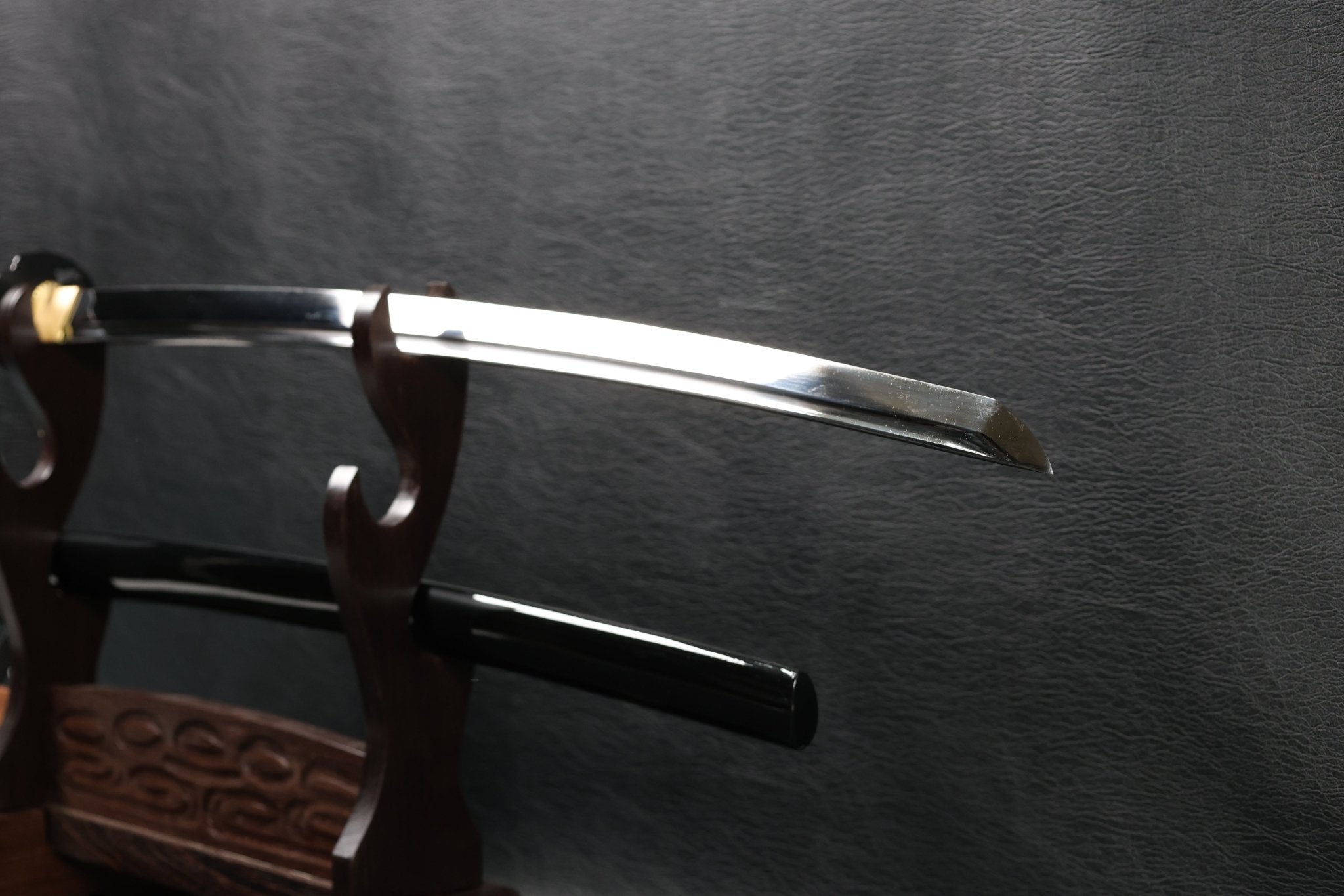 KSA Obsidianwave Katana Spring Steel with Mirror Blade | KatanaSwordArt Katana For Sale 2025