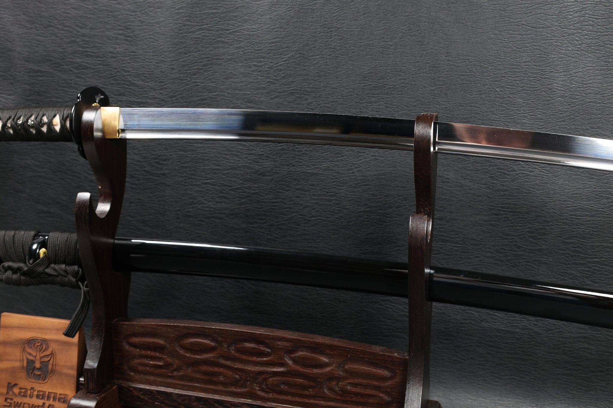 KSA Obsidianwave Katana Spring Steel with Mirror Blade | KatanaSwordArt Katana For Sale 2025