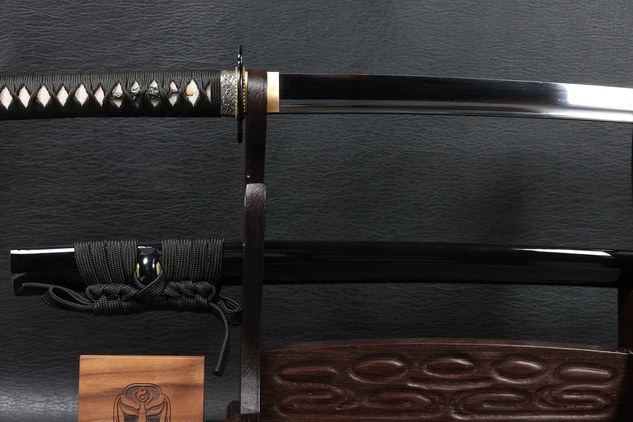 KSA Obsidianwave Katana Spring Steel with Mirror Blade | KatanaSwordArt Katana For Sale 2025