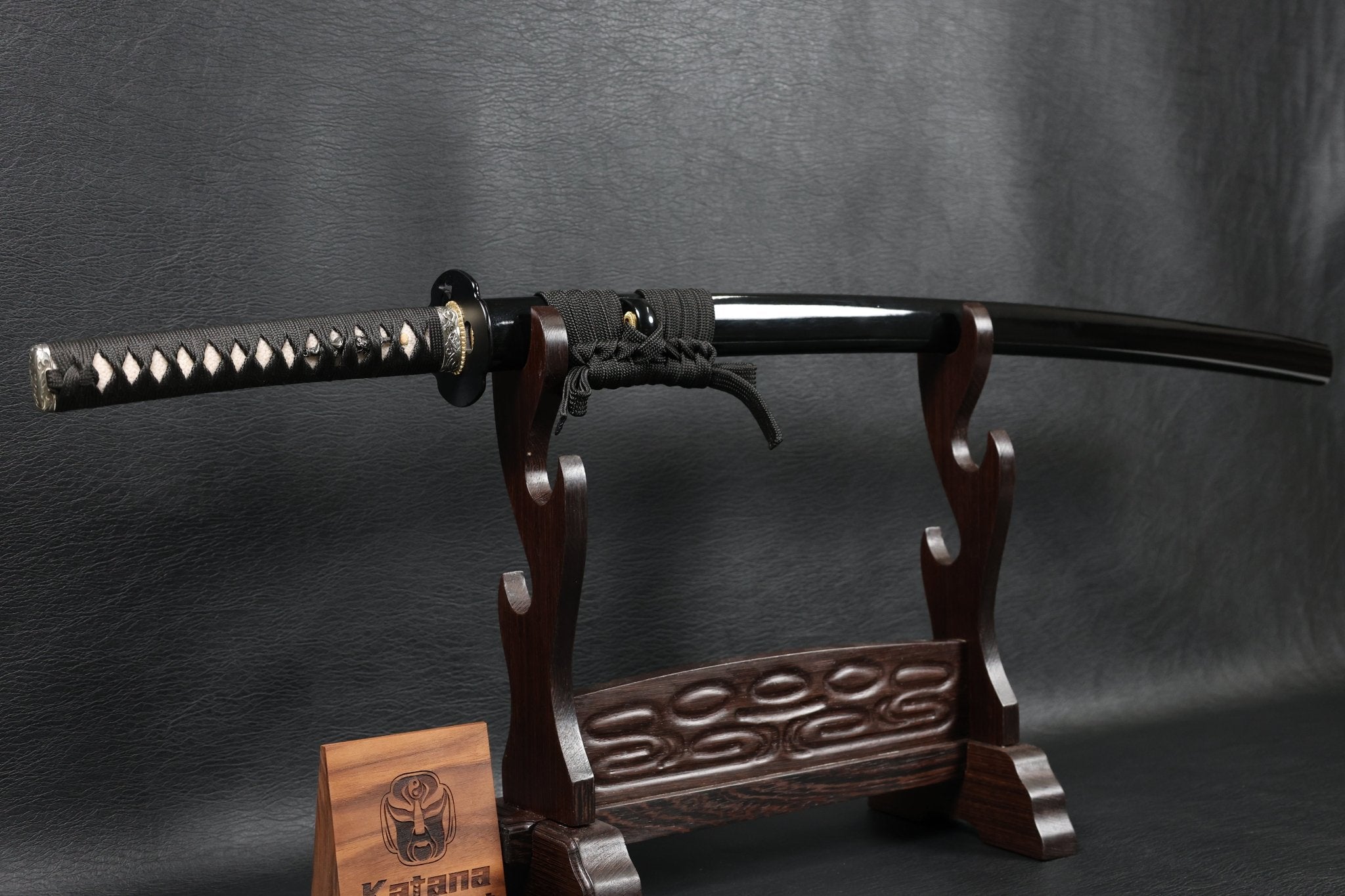 KSA Obsidianwave Katana Spring Steel with Mirror Blade | KatanaSwordArt Katana For Sale 2025