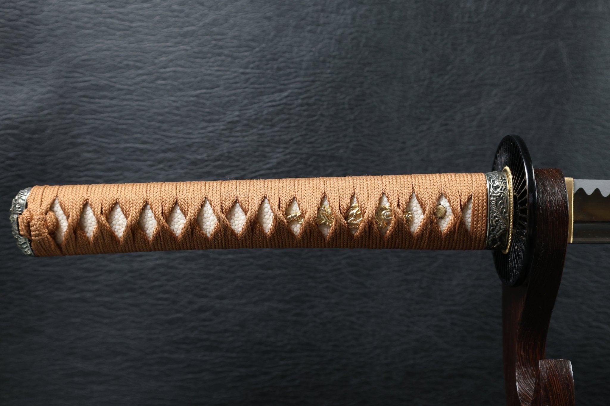 KSA Qing – EarthwaveDragon Katana Spring Steel with Chōji Midare Hamon | KatanaSwordArt Katana For Sale 2025