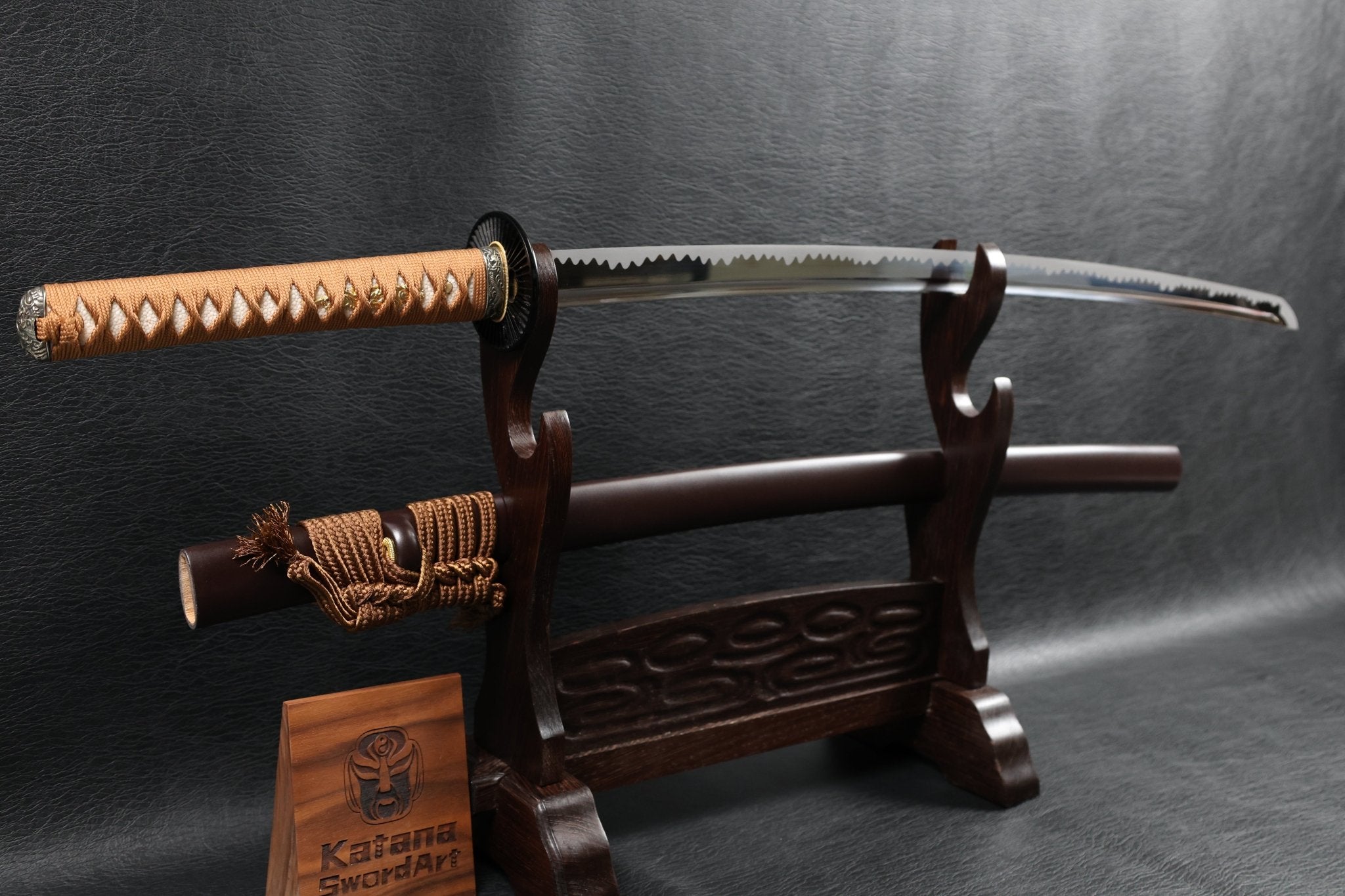 KSA Qing – EarthwaveDragon Katana Spring Steel with Chōji Midare Hamon | KatanaSwordArt Katana For Sale 2025