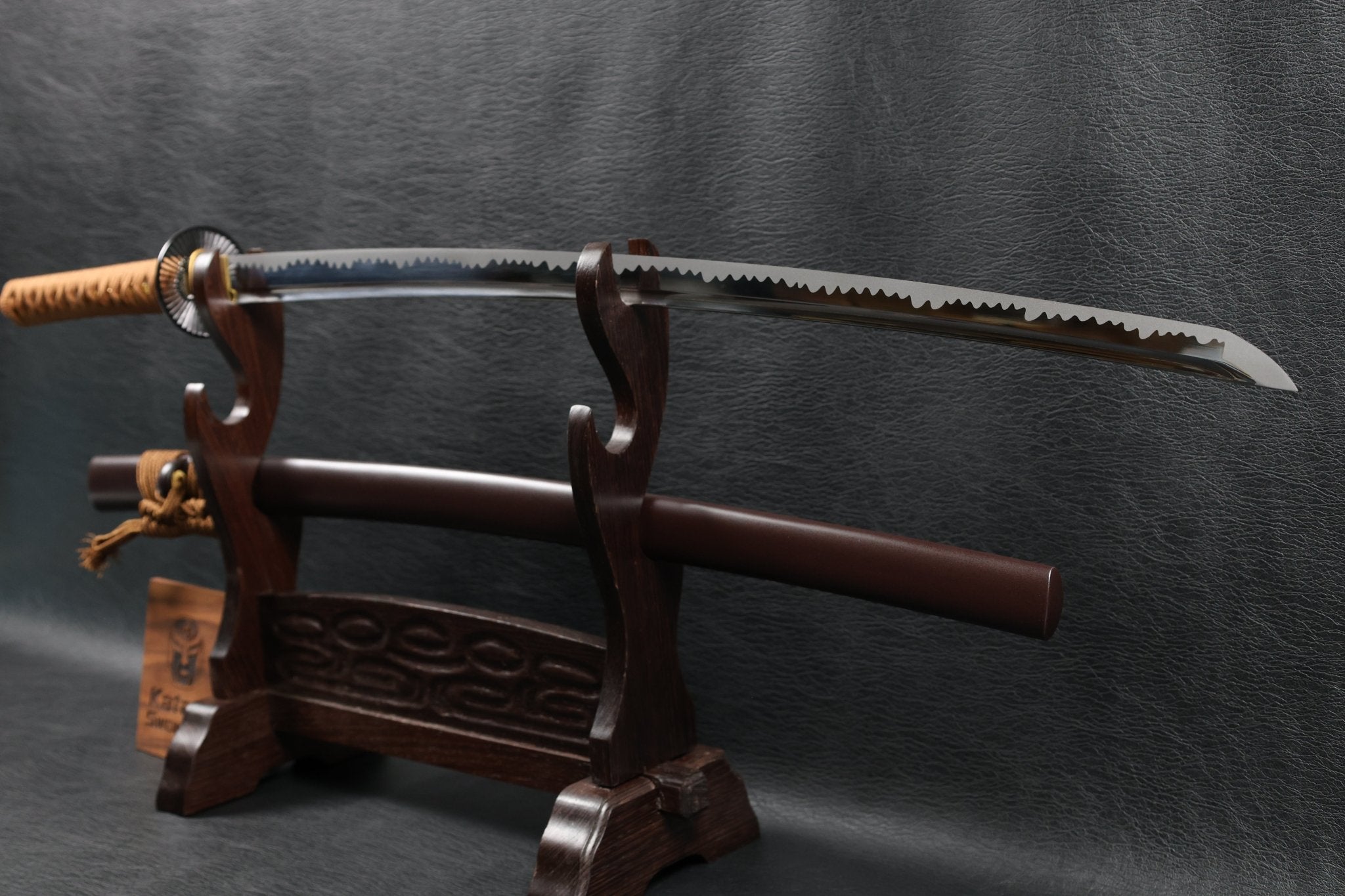 KSA Qing – EarthwaveDragon Katana Spring Steel with Chōji Midare Hamon | KatanaSwordArt Katana For Sale 2025