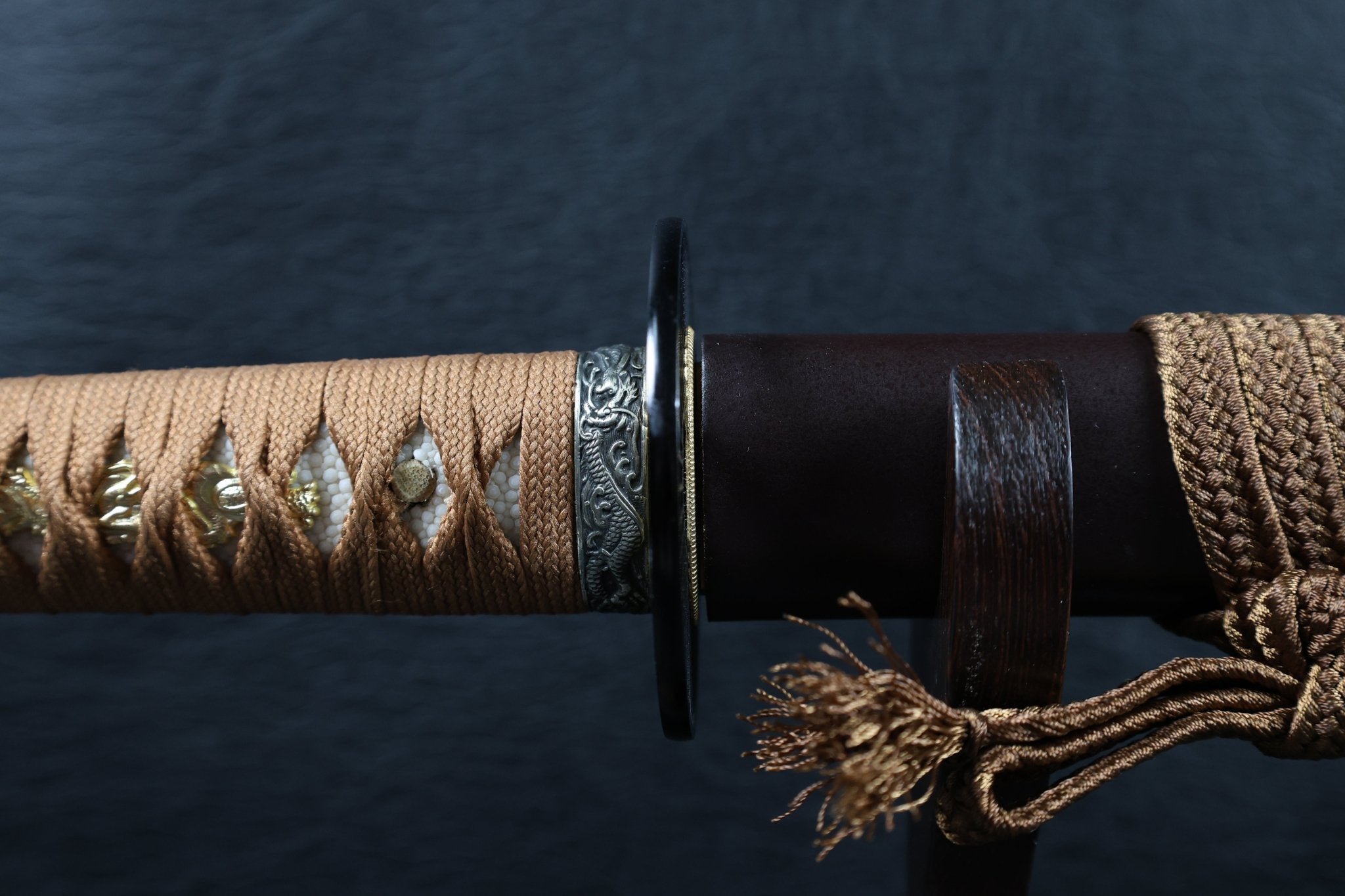 KSA Qing – EarthwaveDragon Katana Spring Steel with Chōji Midare Hamon | KatanaSwordArt Katana For Sale 2025