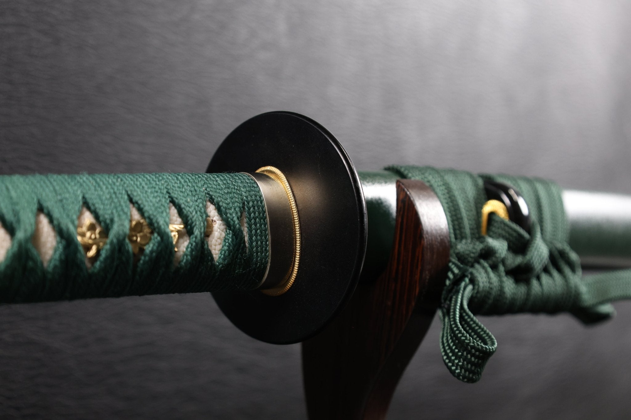 KSA Qing – EmeraldMist Katana Spring Steel with Chōji Midare Hamon | KatanaSwordArt Katana For Sale 2025