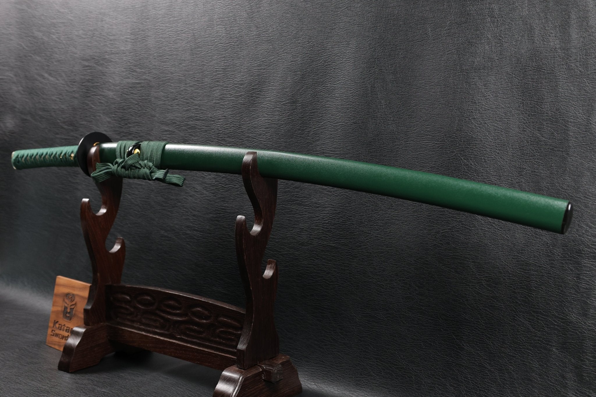 KSA Qing – EmeraldMist Katana Spring Steel with Chōji Midare Hamon | KatanaSwordArt Katana For Sale 2025