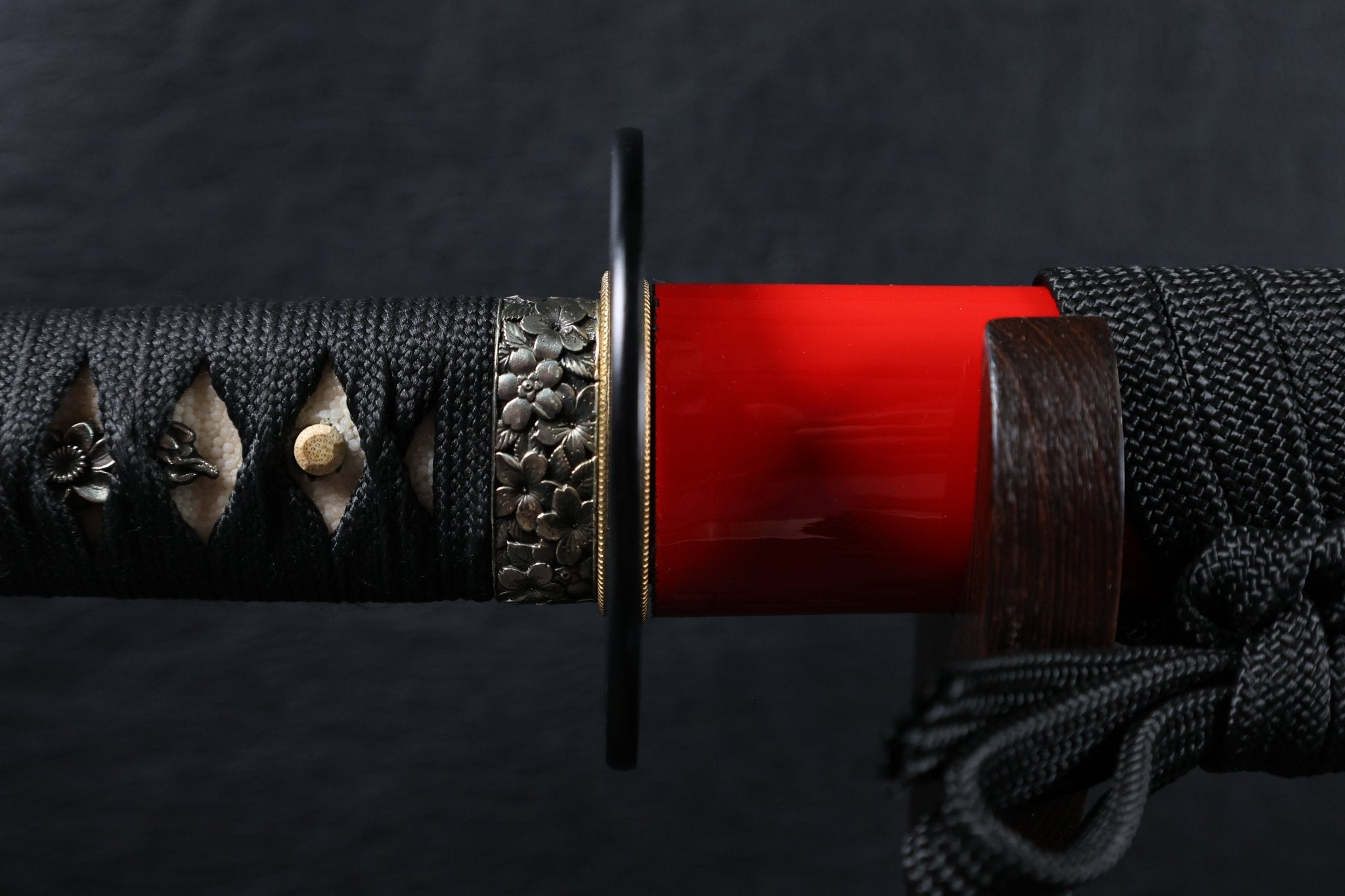KSA Qing – Sakurafire Katana Spring Steel with Red Saya | KatanaSwordArt Katana For Sale 2025