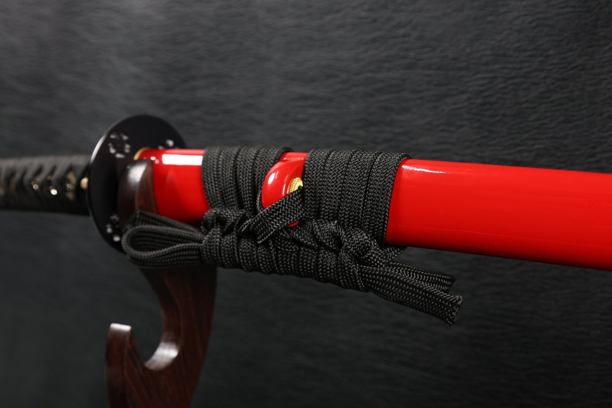 KSA Qing – Sakurafire Katana Spring Steel with Red Saya | KatanaSwordArt Katana For Sale 2025