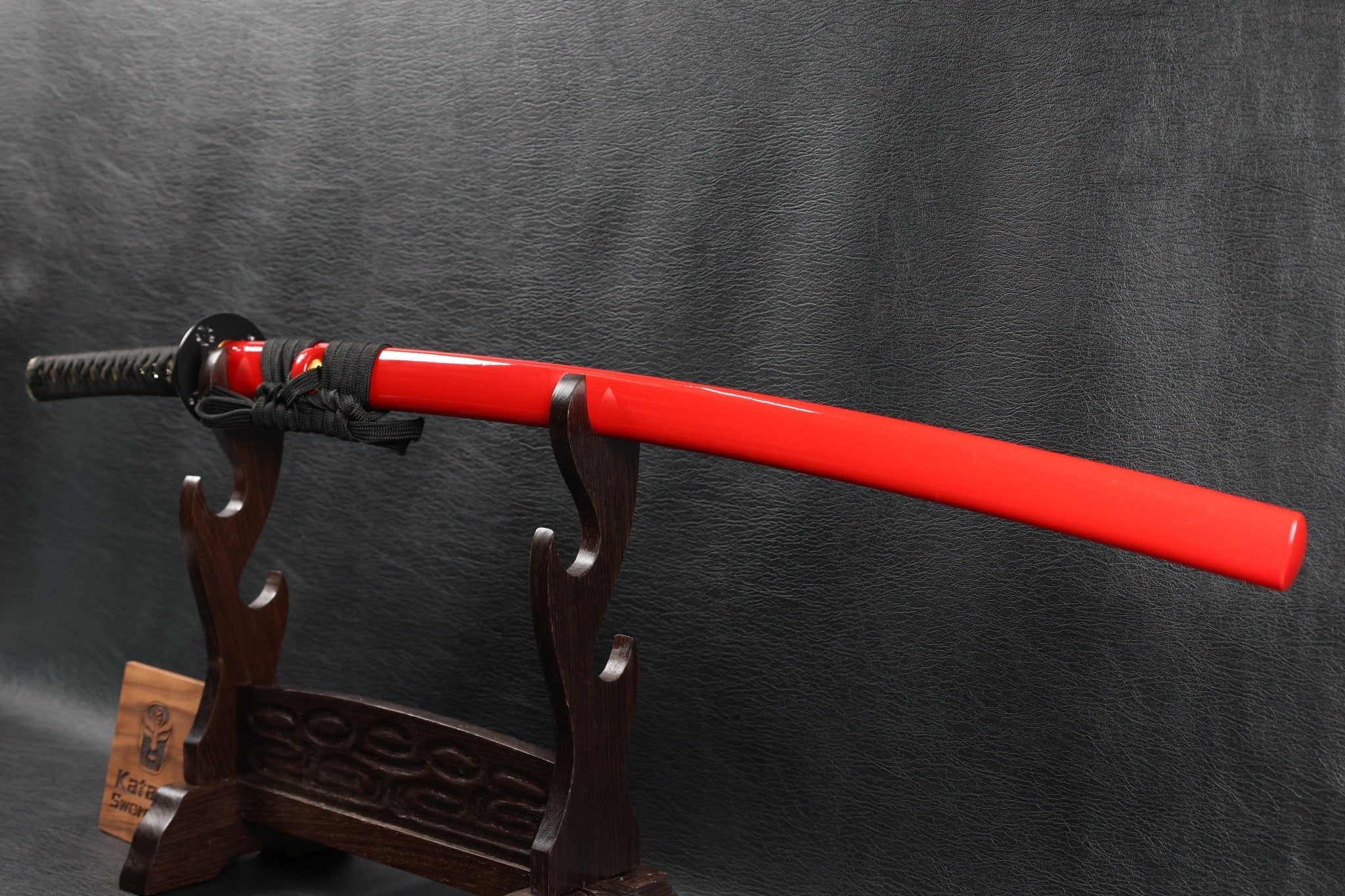 KSA Qing – Sakurafire Katana Spring Steel with Red Saya | KatanaSwordArt Katana For Sale 2025