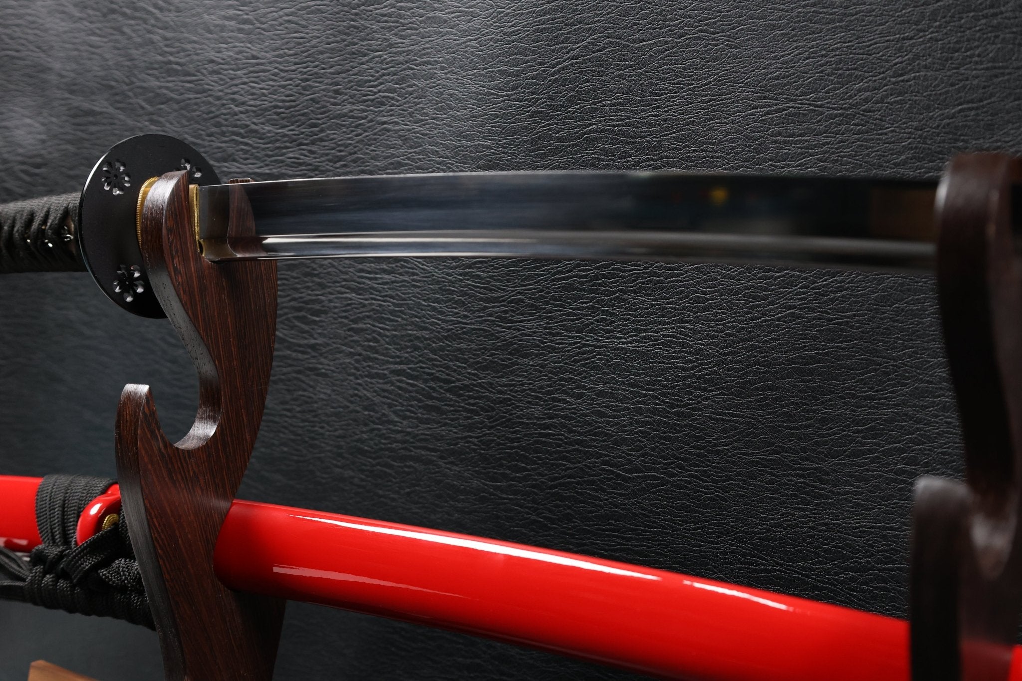 KSA Qing – Sakurafire Katana Spring Steel with Red Saya | KatanaSwordArt Katana For Sale 2025
