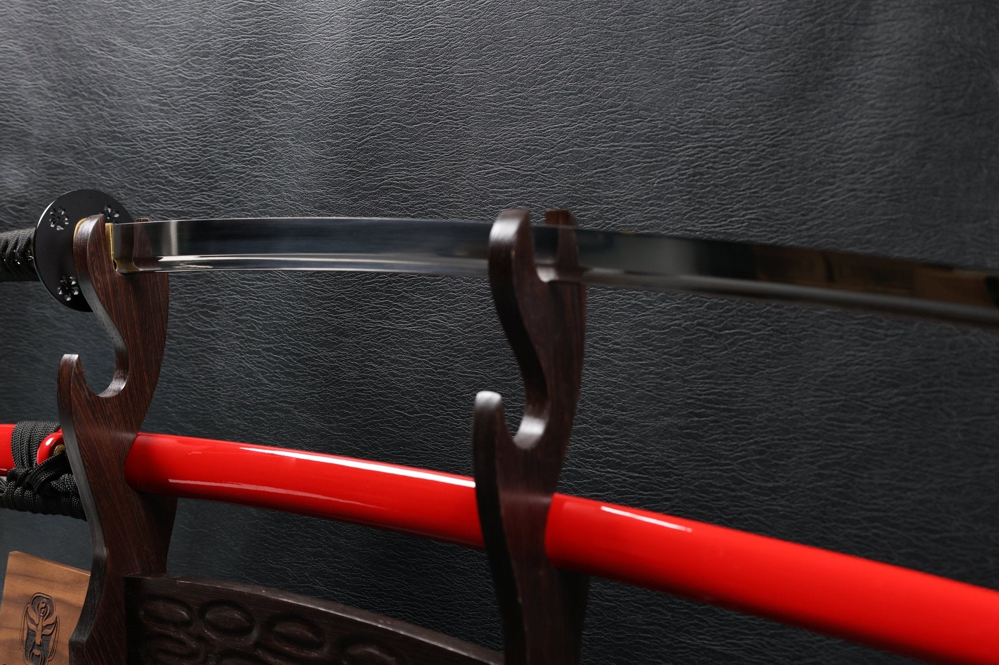 KSA Qing – Sakurafire Katana Spring Steel with Red Saya | KatanaSwordArt Katana For Sale 2025