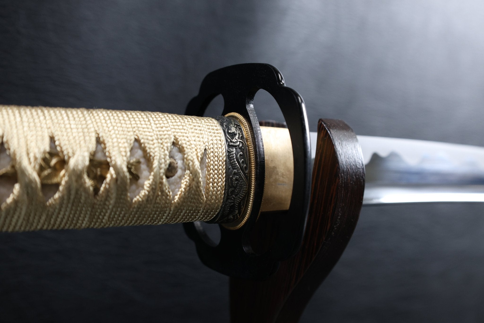 KSA Qing – StormDragon Katana Spring Steel with Tōran Ba Hamon | KatanaSwordArt Katana For Sale 2025