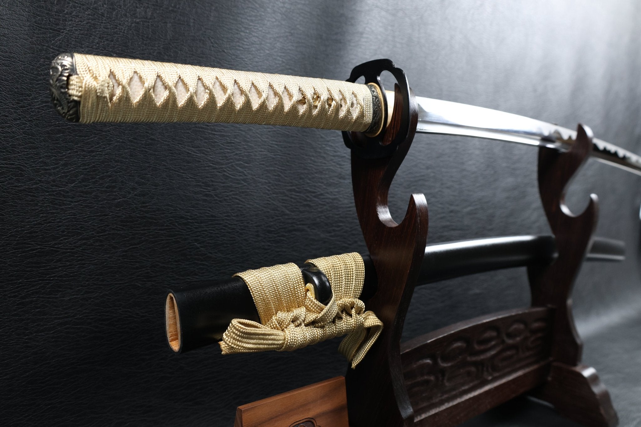 KSA Qing – StormDragon Katana Spring Steel with Tōran Ba Hamon | KatanaSwordArt Katana For Sale 2025