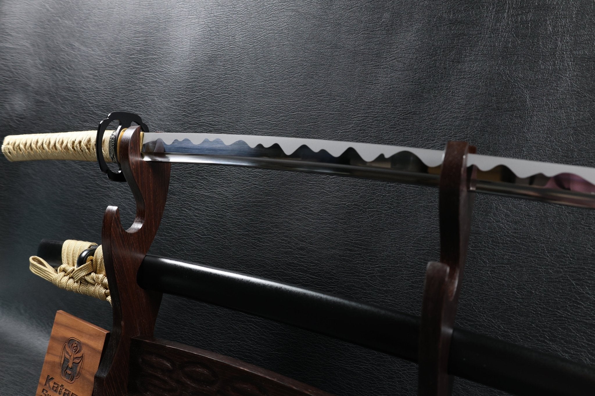 KSA Qing – StormDragon Katana Spring Steel with Tōran Ba Hamon | KatanaSwordArt Katana For Sale 2025