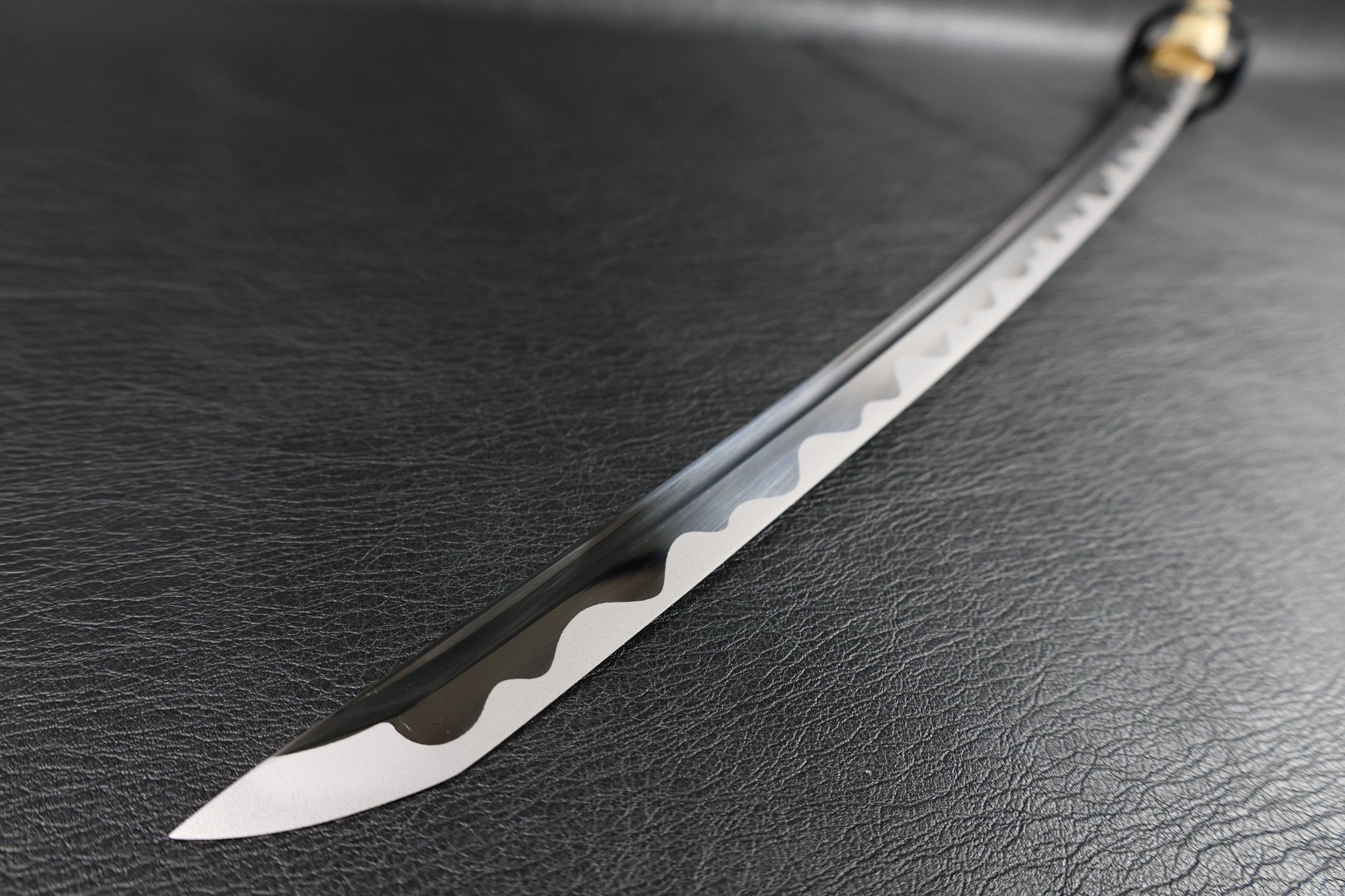 KSA Qing – StormDragon Katana Spring Steel with Tōran Ba Hamon | KatanaSwordArt Katana For Sale 2025