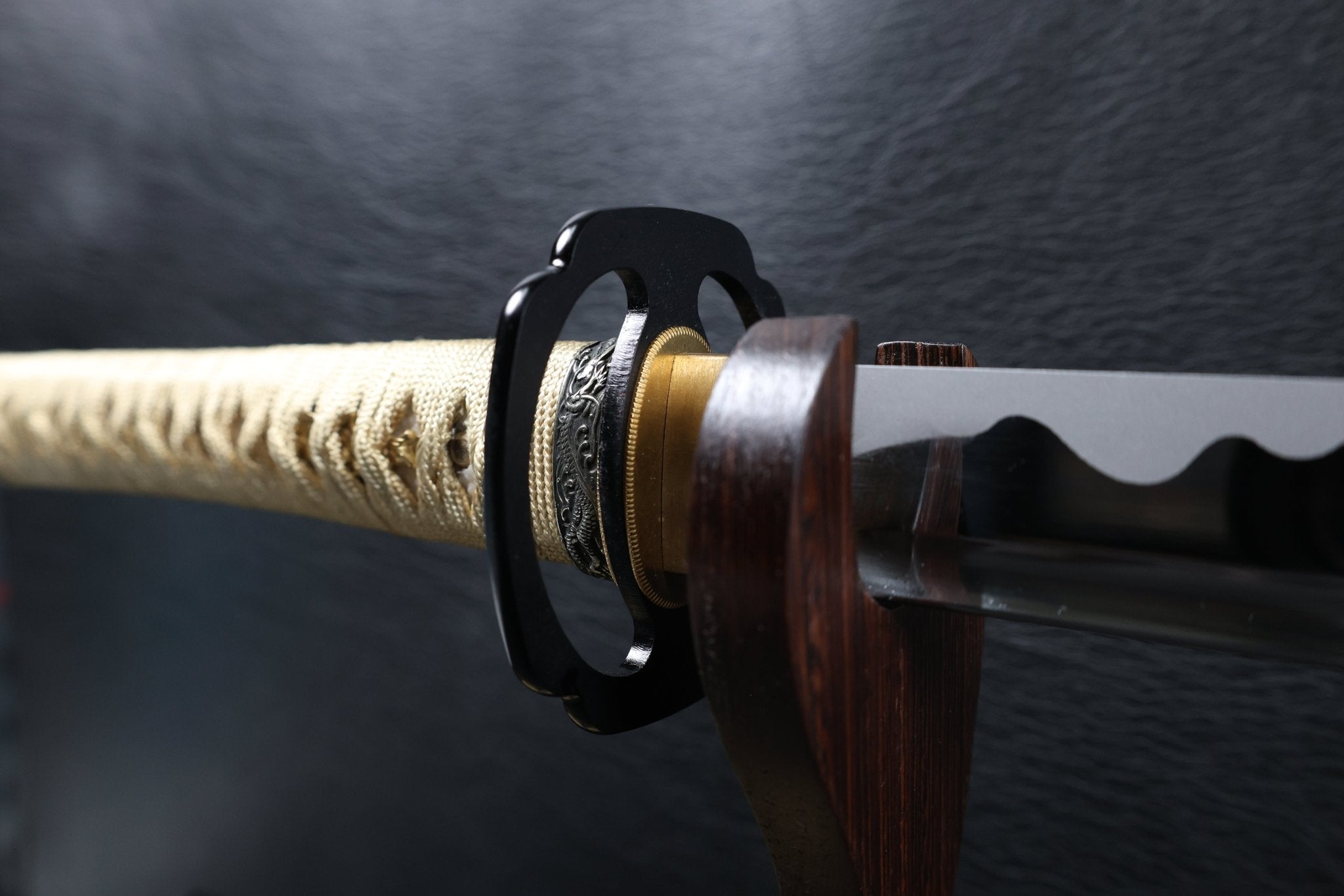 KSA Qing – StormDragon Katana Spring Steel with Tōran Ba Hamon | KatanaSwordArt Katana For Sale 2025