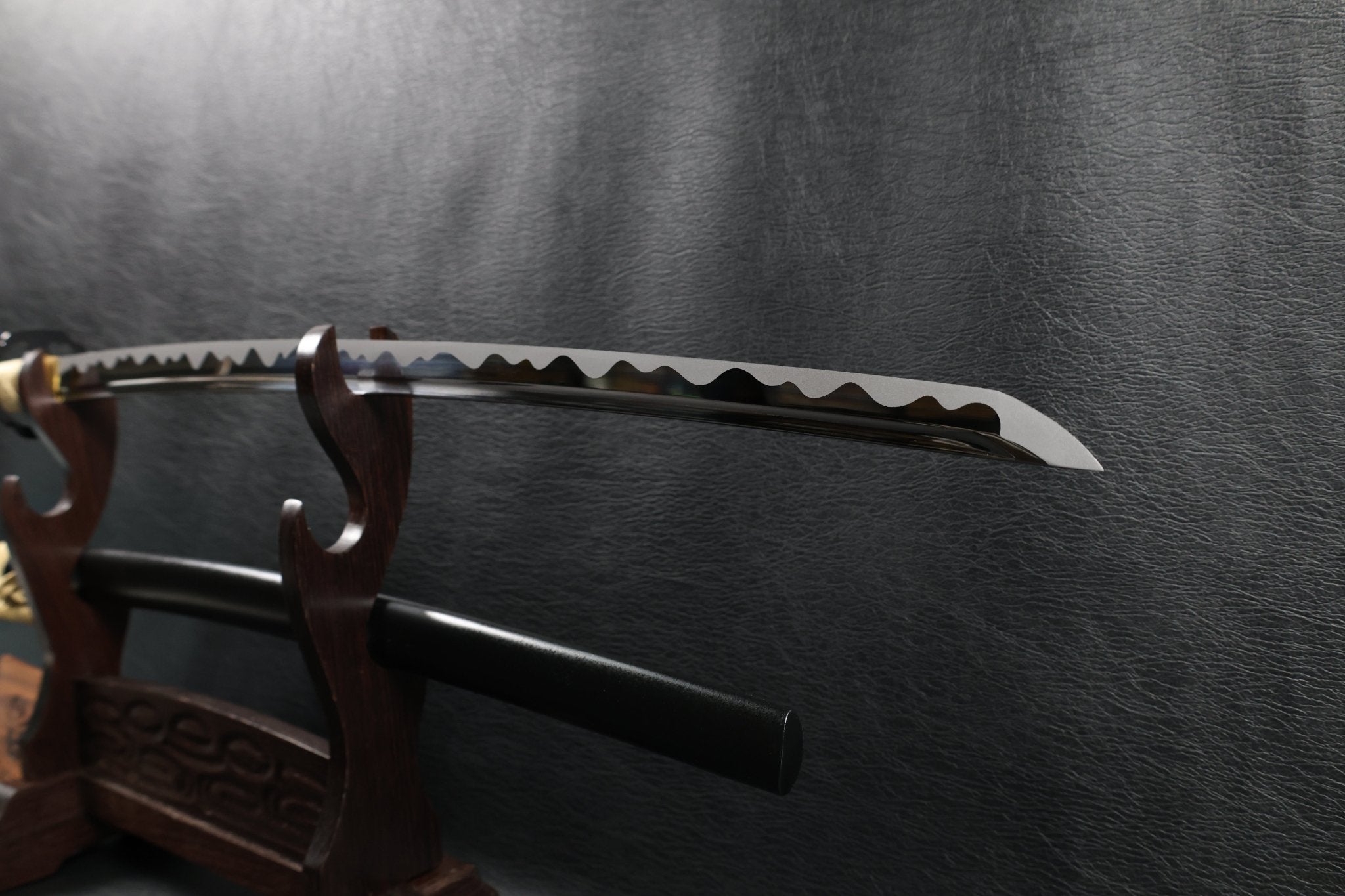 KSA Qing – StormDragon Katana Spring Steel with Tōran Ba Hamon | KatanaSwordArt Katana For Sale 2025