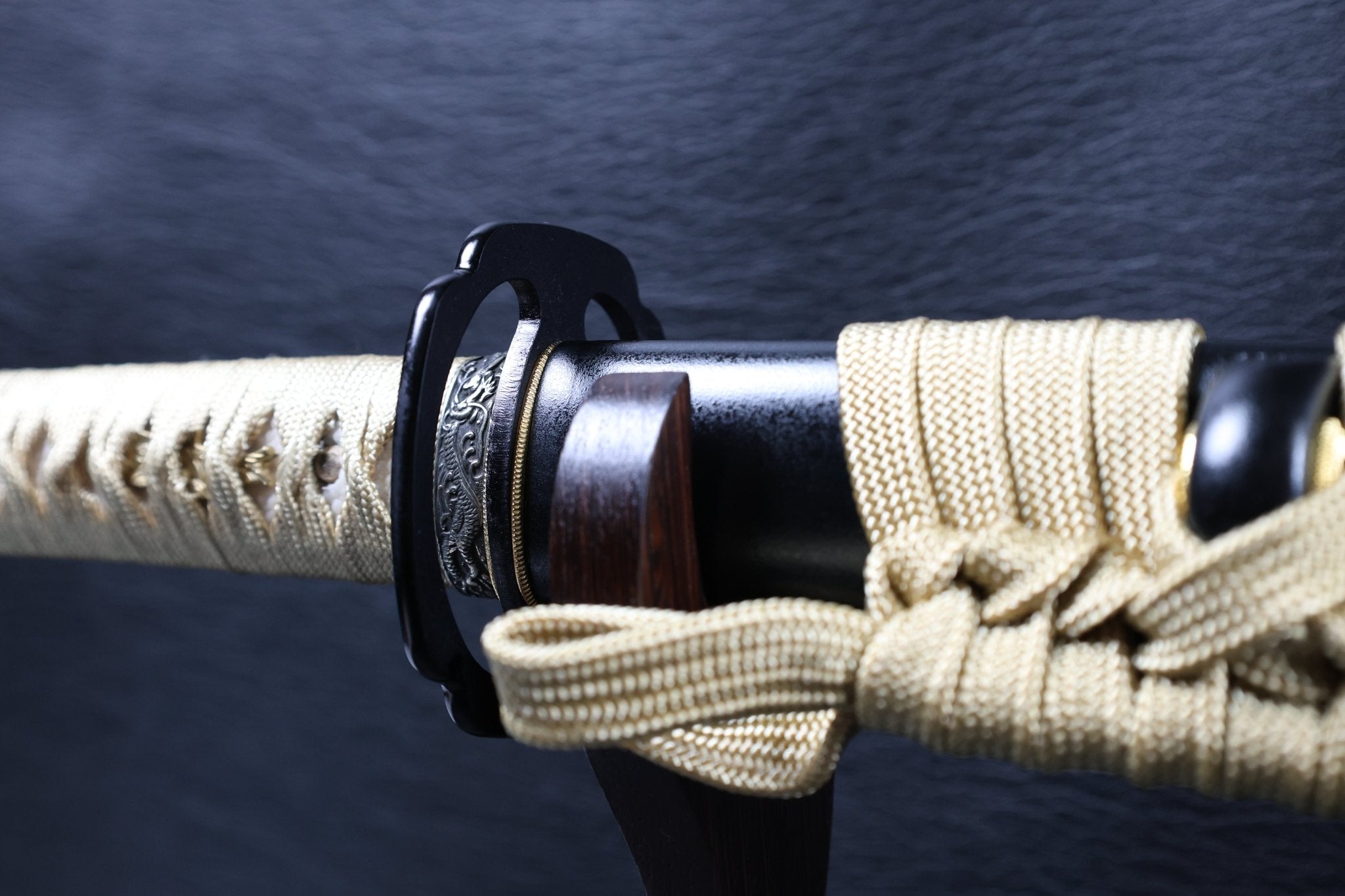 KSA Qing – StormDragon Katana Spring Steel with Tōran Ba Hamon | KatanaSwordArt Katana For Sale 2025