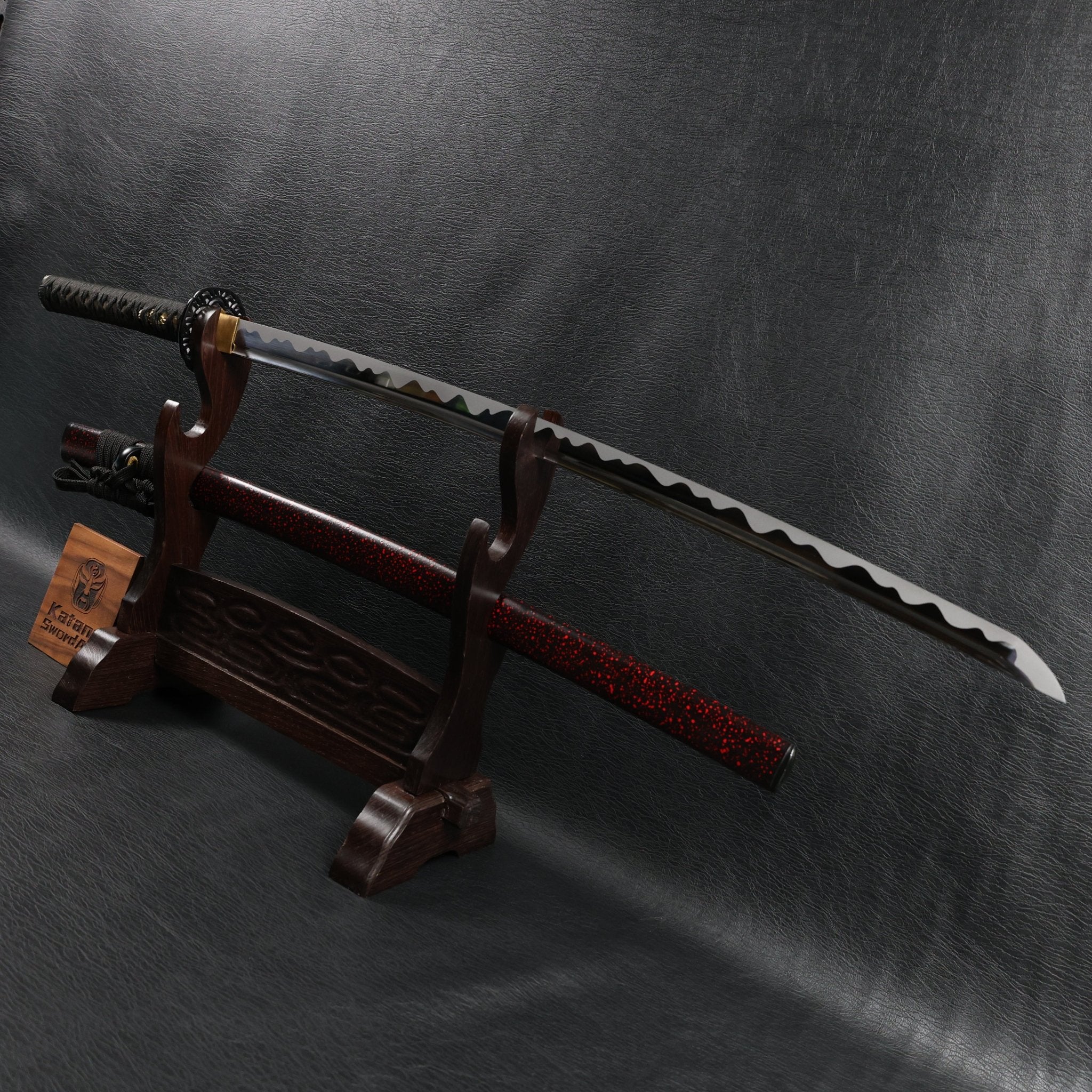 KSA Qing – Wavebreaker Katana Spring Steel with Tōran Ba Hamon | KatanaSwordArt Katana For Sale 2025