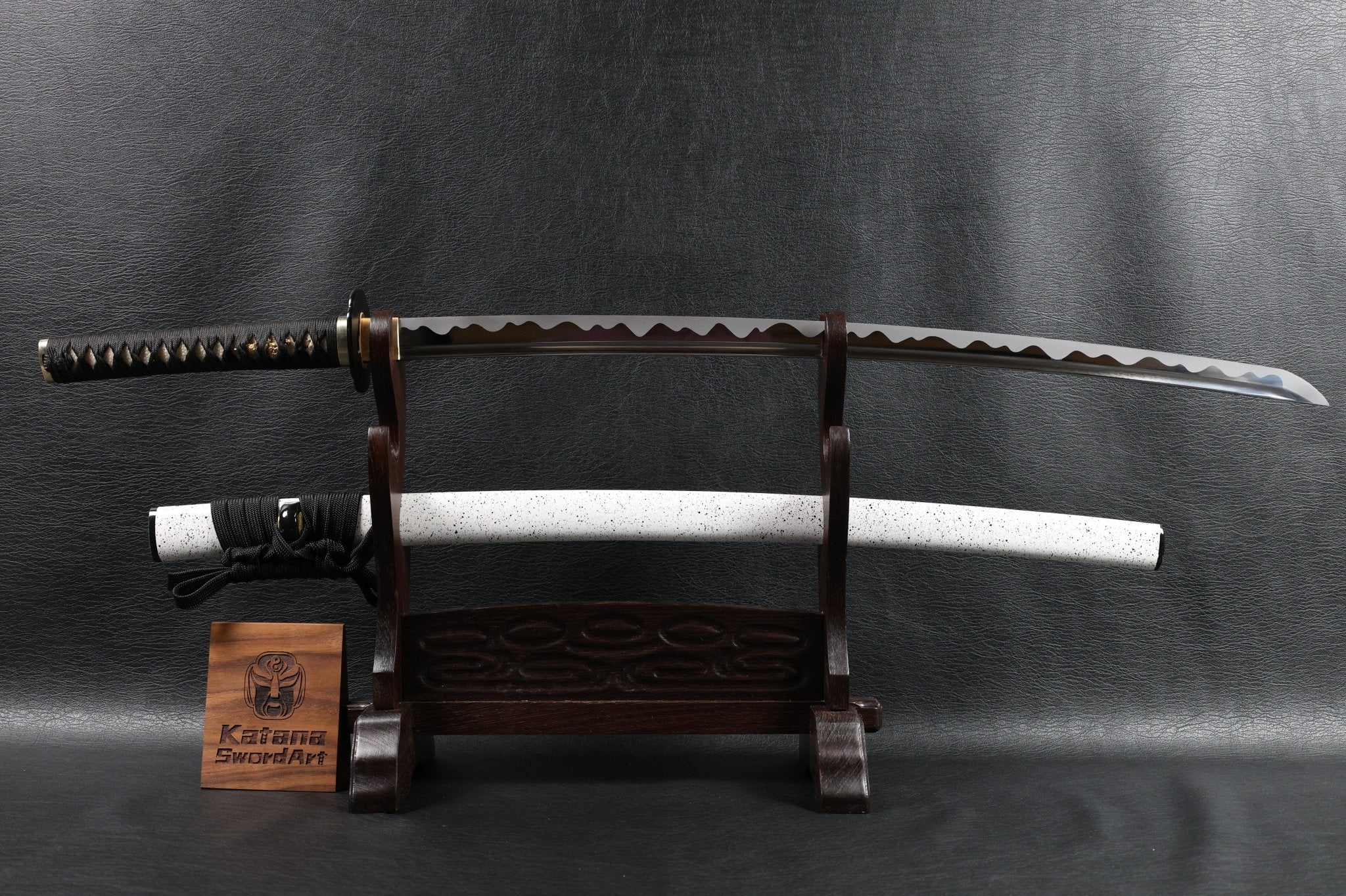 KSA Qing – WhiteRain Katana Spring Steel with Tōran Ba Hamon | KatanaSwordArt Katana For Sale 2025