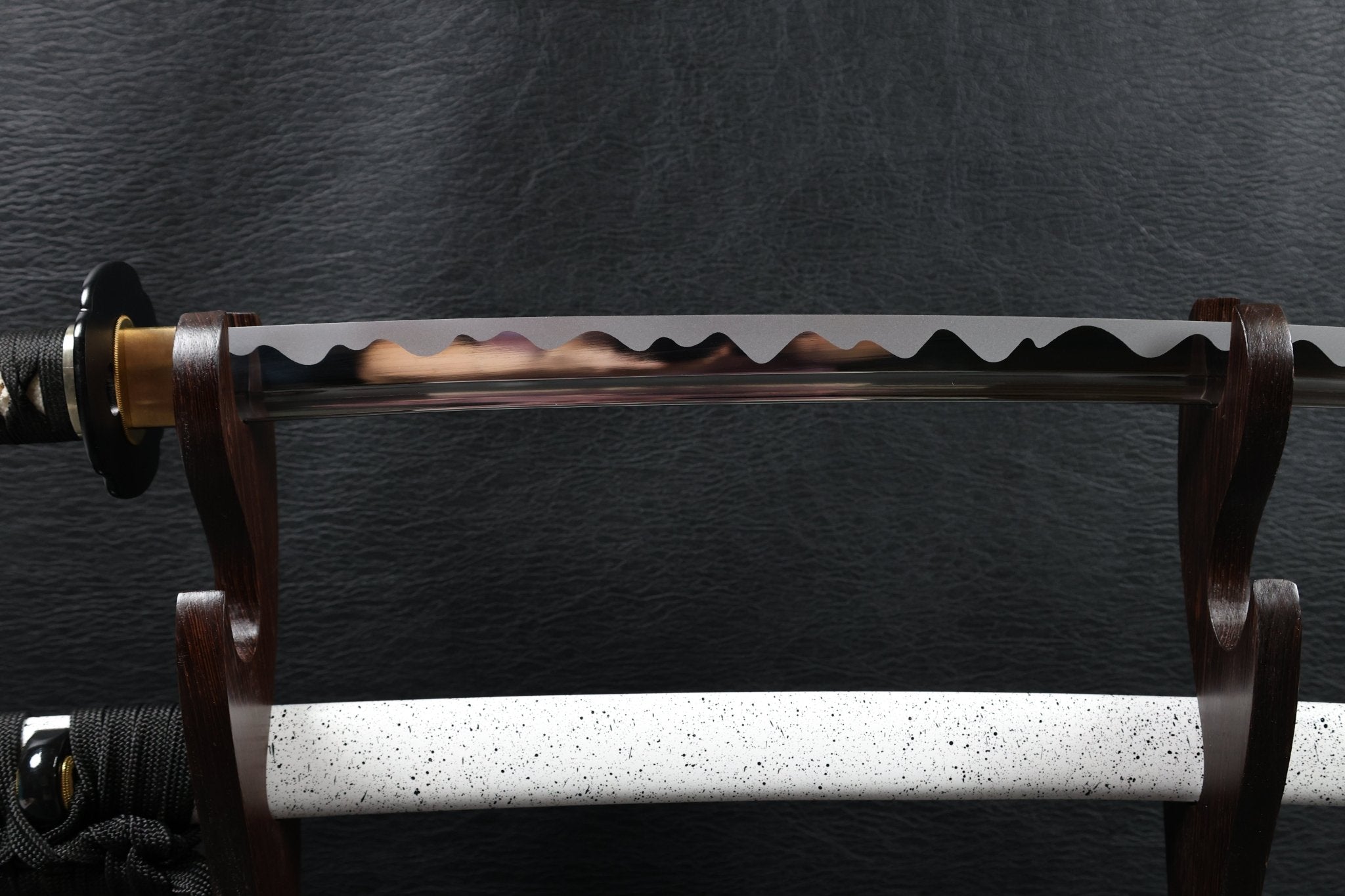 KSA Qing – WhiteRain Katana Spring Steel with Tōran Ba Hamon | KatanaSwordArt Katana For Sale 2025