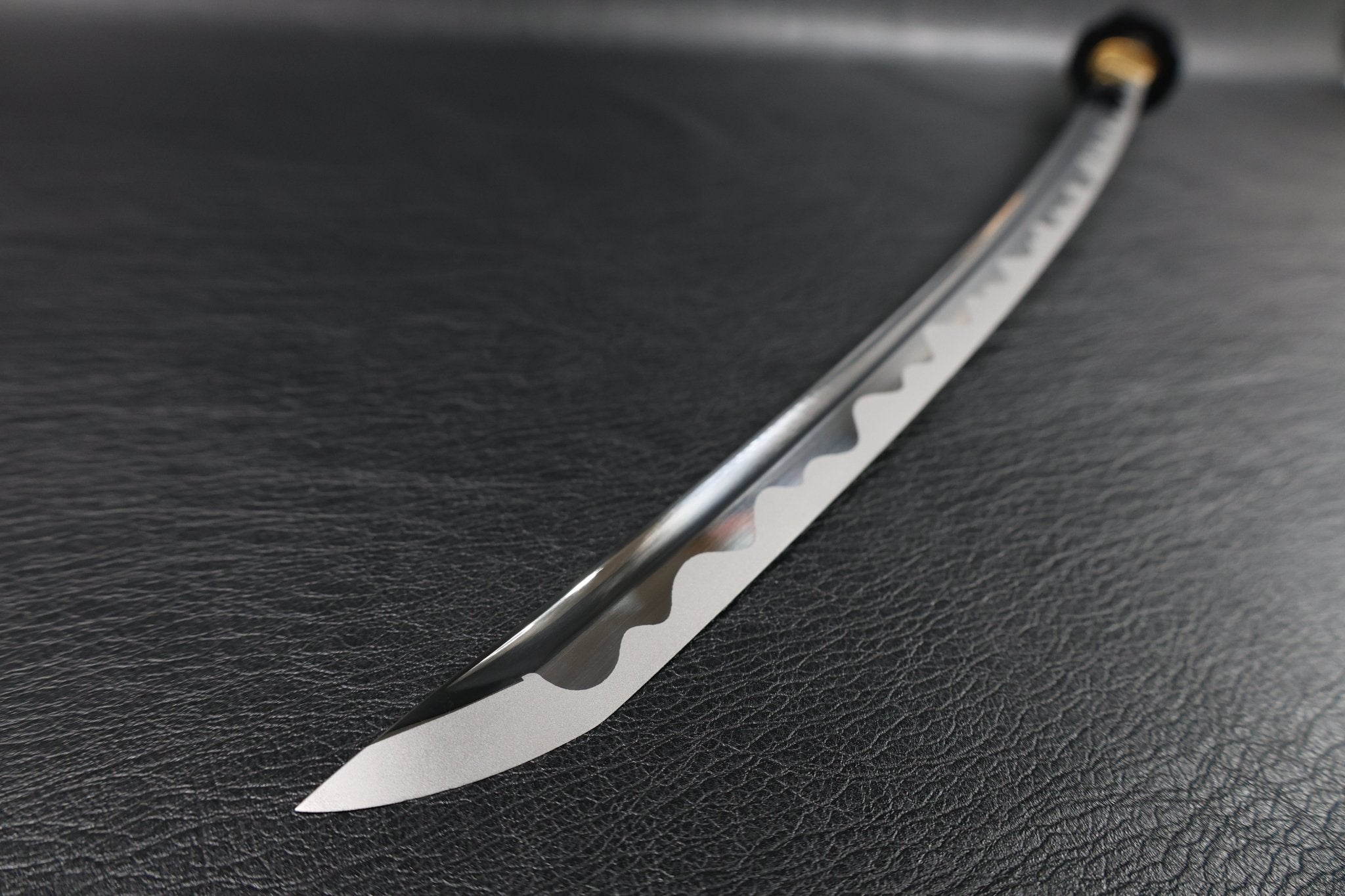 KSA Qing – WhiteRain Katana Spring Steel with Tōran Ba Hamon | KatanaSwordArt Katana For Sale 2025