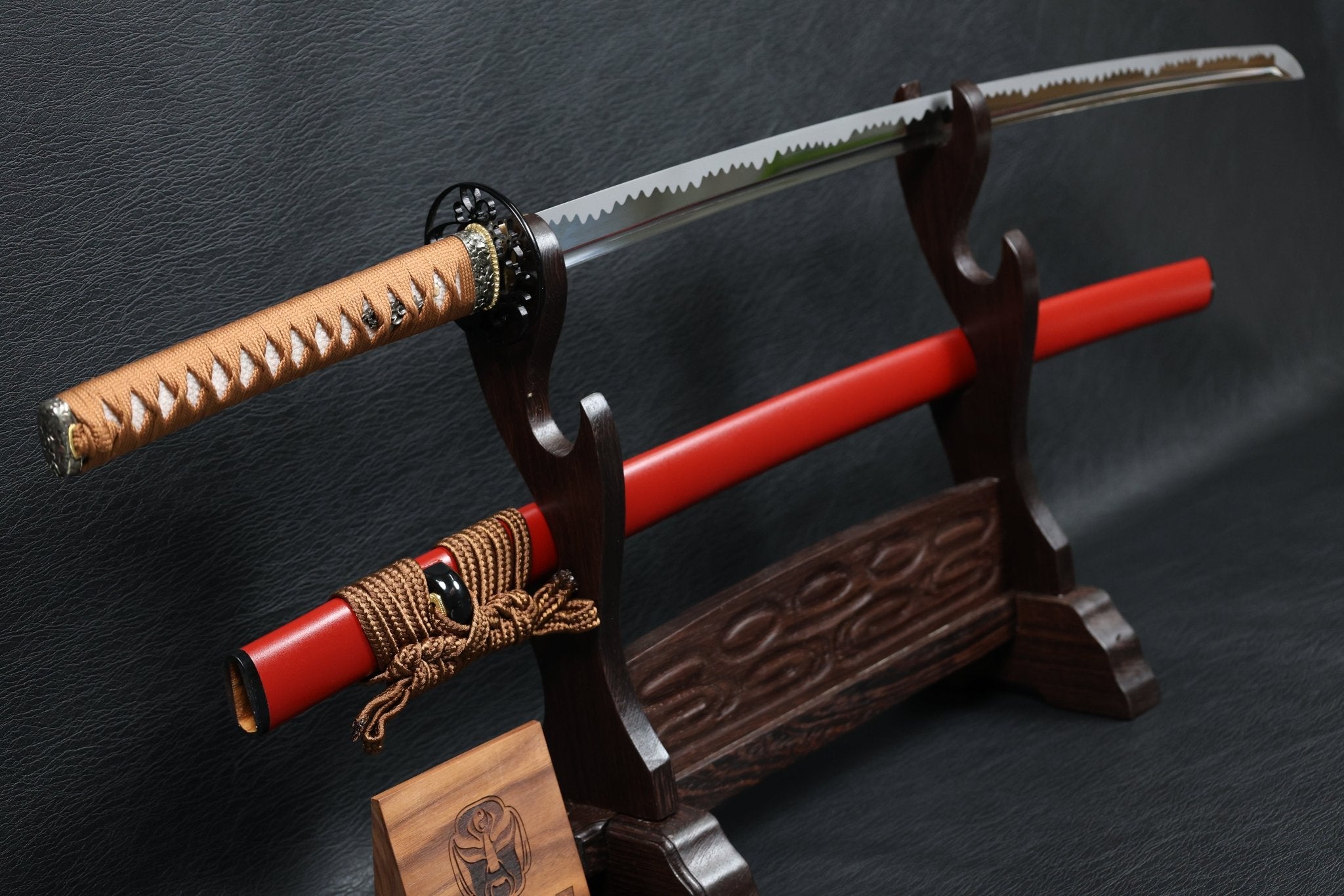 KSA Sakuraflame Katana Spring Steel with Chōji Midare Hamon | KatanaSwordArt Katana For Sale 2025