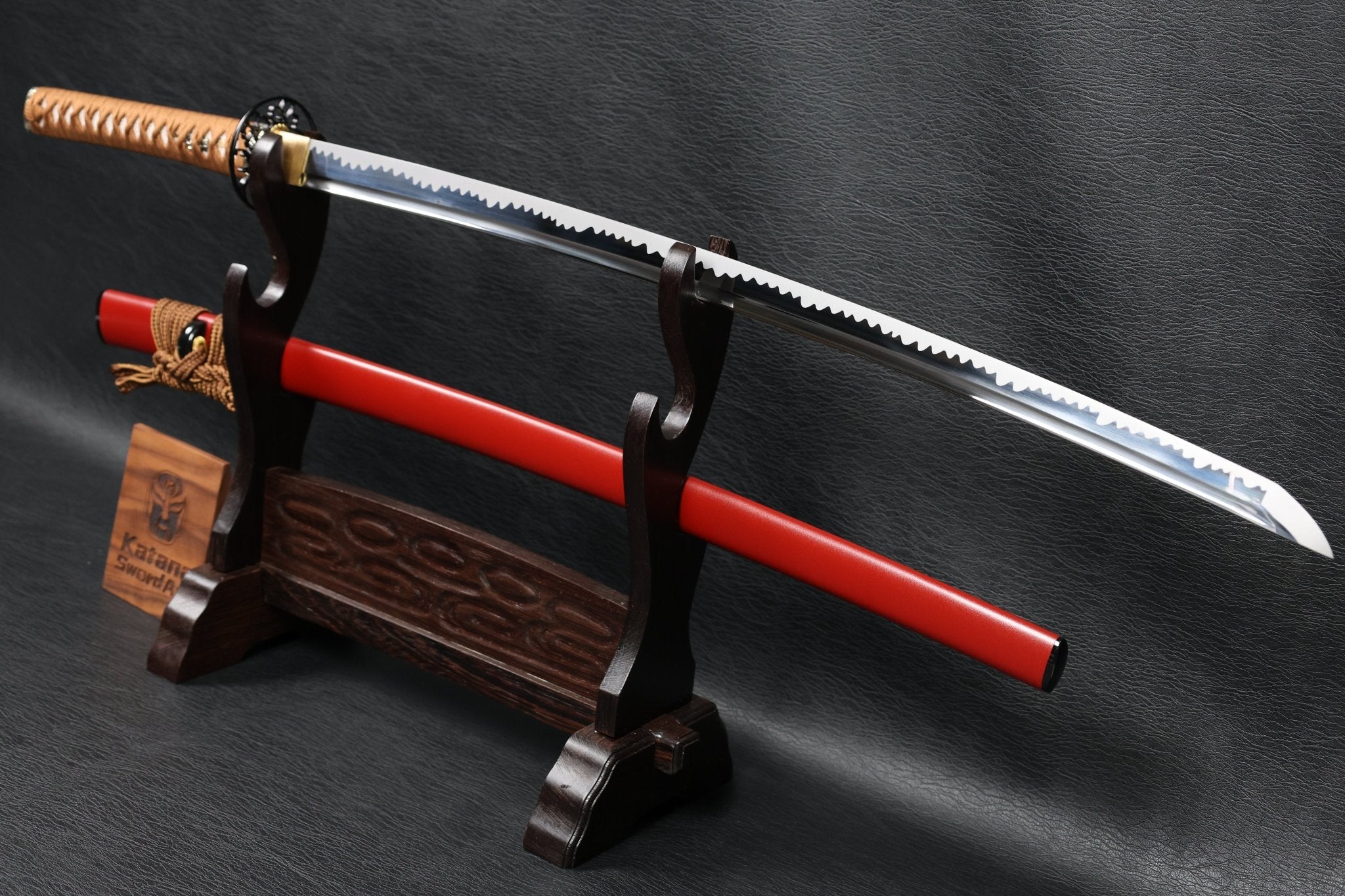 KSA Sakuraflame Katana Spring Steel with Chōji Midare Hamon | KatanaSwordArt Katana For Sale 2025
