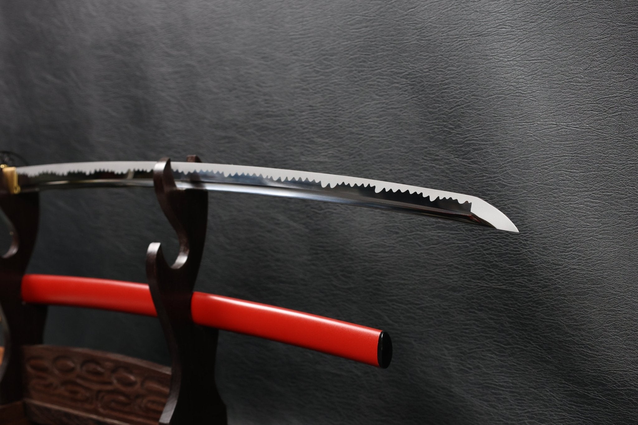 KSA Sakuraflame Katana Spring Steel with Chōji Midare Hamon | KatanaSwordArt Katana For Sale 2025