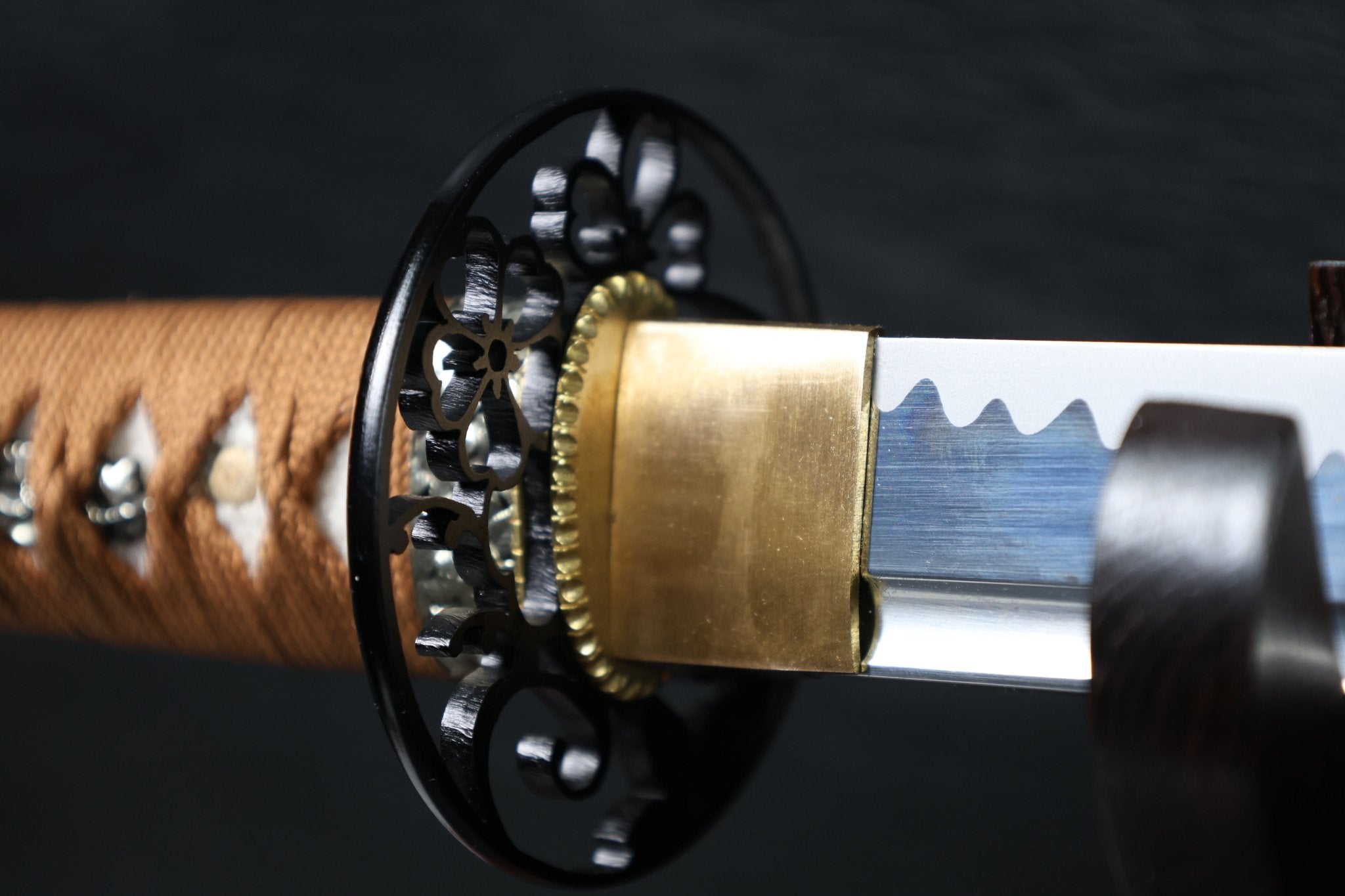 KSA Sakuraflame Katana Spring Steel with Chōji Midare Hamon | KatanaSwordArt Katana For Sale 2025