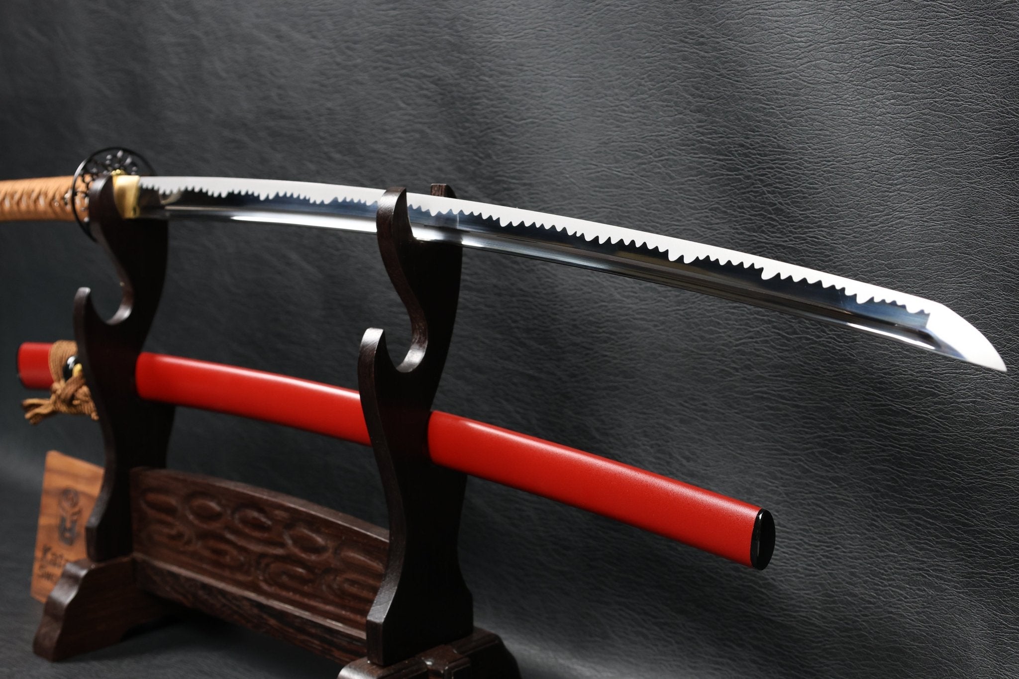 KSA Sakuraflame Katana Spring Steel with Chōji Midare Hamon | KatanaSwordArt Katana For Sale 2025