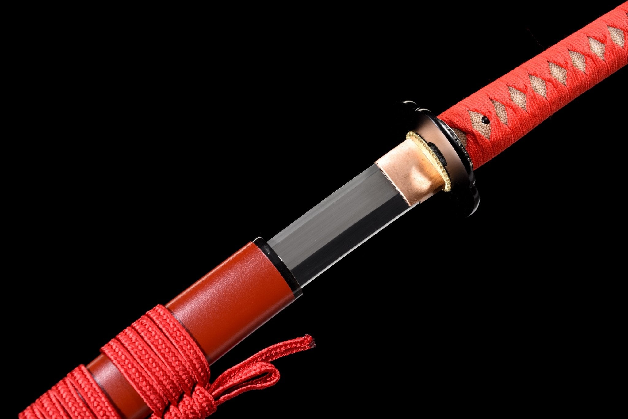 Performance Katana Crimson Edge High Carbon Clay Tempered Red Saya 緋刃 | KatanaSwordArt Katana For Sale 2025