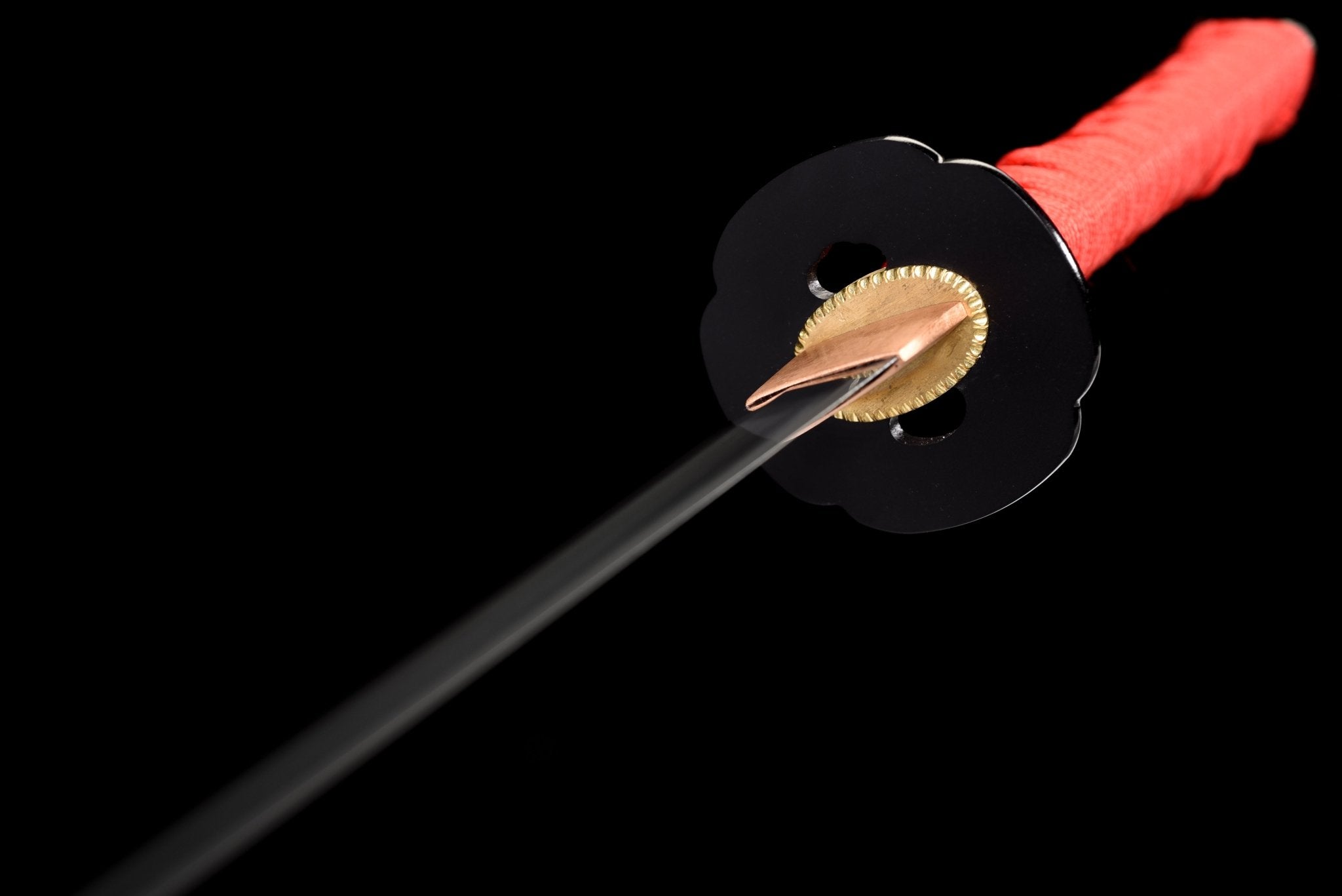 Performance Katana Crimson Edge High Carbon Clay Tempered Red Saya 緋刃 | KatanaSwordArt Katana For Sale 2025