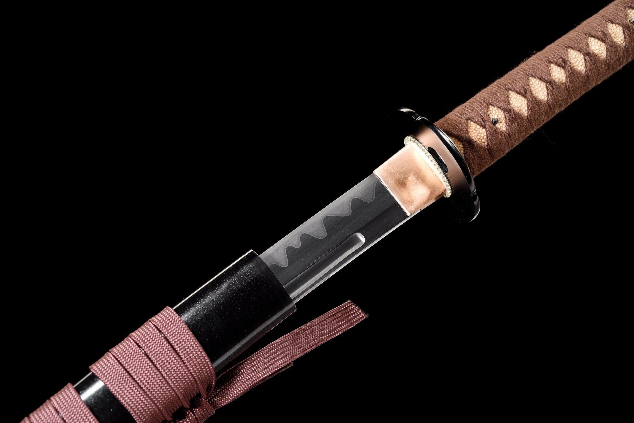 Performance Katana Earth Flame Spring Steel Black Saya 焰土 | KatanaSwordArt Katana For Sale 2025