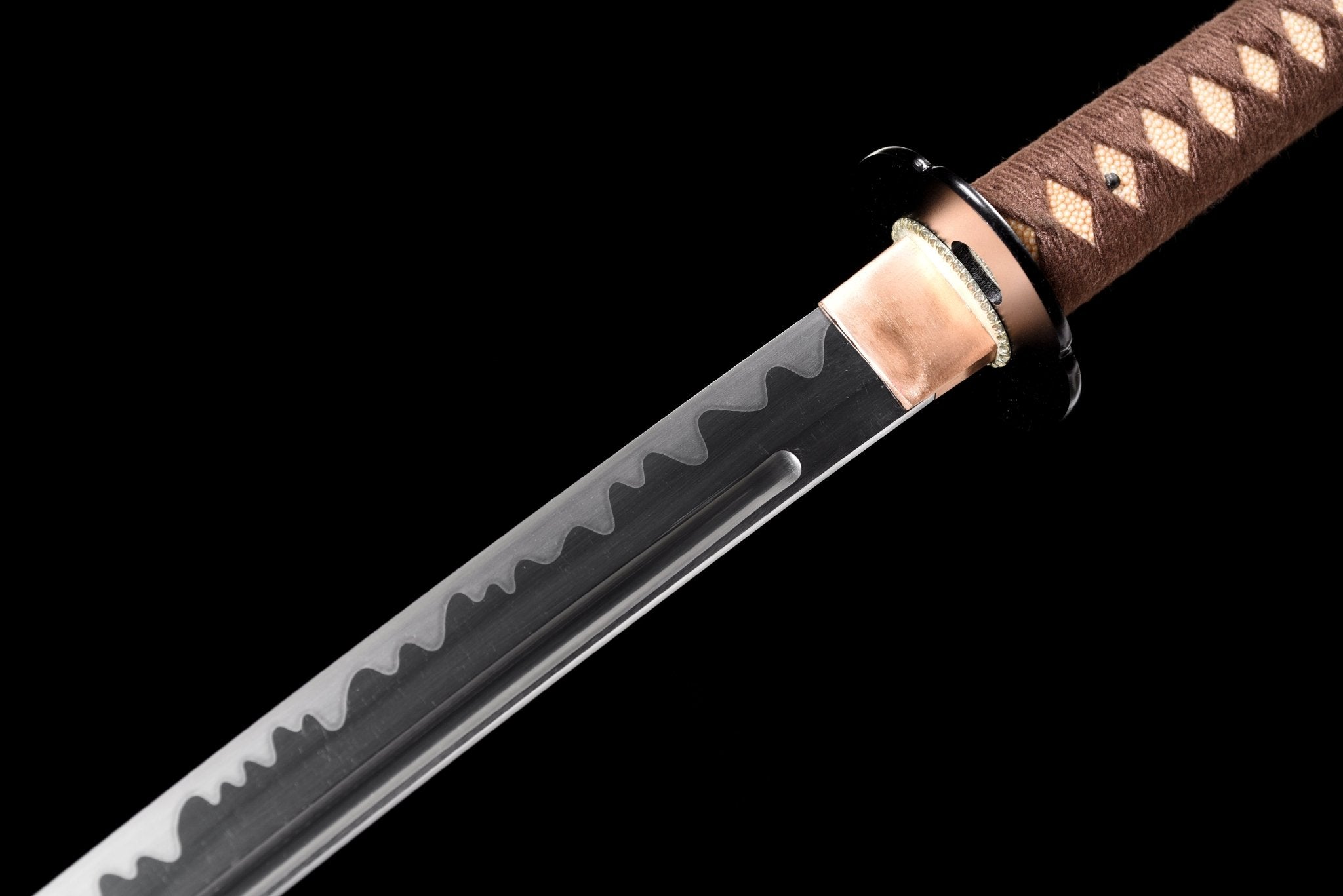 Performance Katana Earth Flame Spring Steel Black Saya 焰土 | KatanaSwordArt Katana For Sale 2025