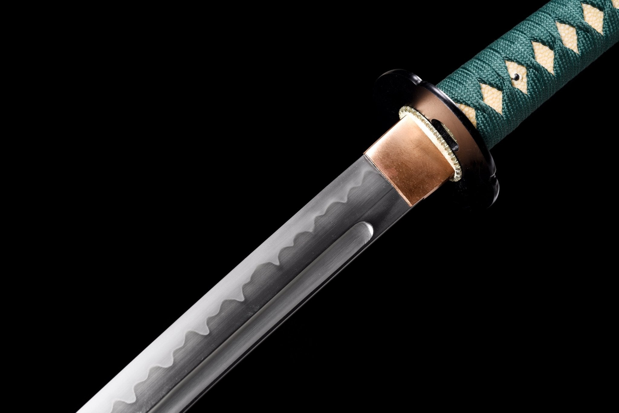 Performance Katana Evergreen Spirit High Carbon Clay Tempered Black Saya 常青 | KatanaSwordArt Katana For Sale 2025