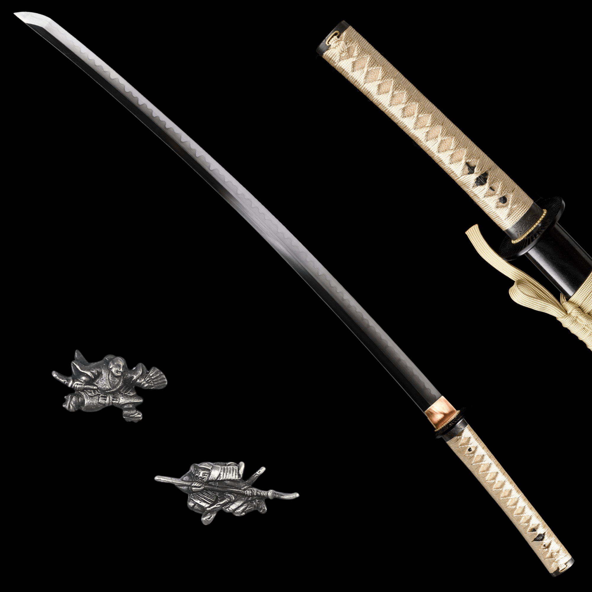 Performance Katana Golden Horizon High Carbon Clay Tempered Black Saya 金霞 | KatanaSwordArt Katana For Sale 2025