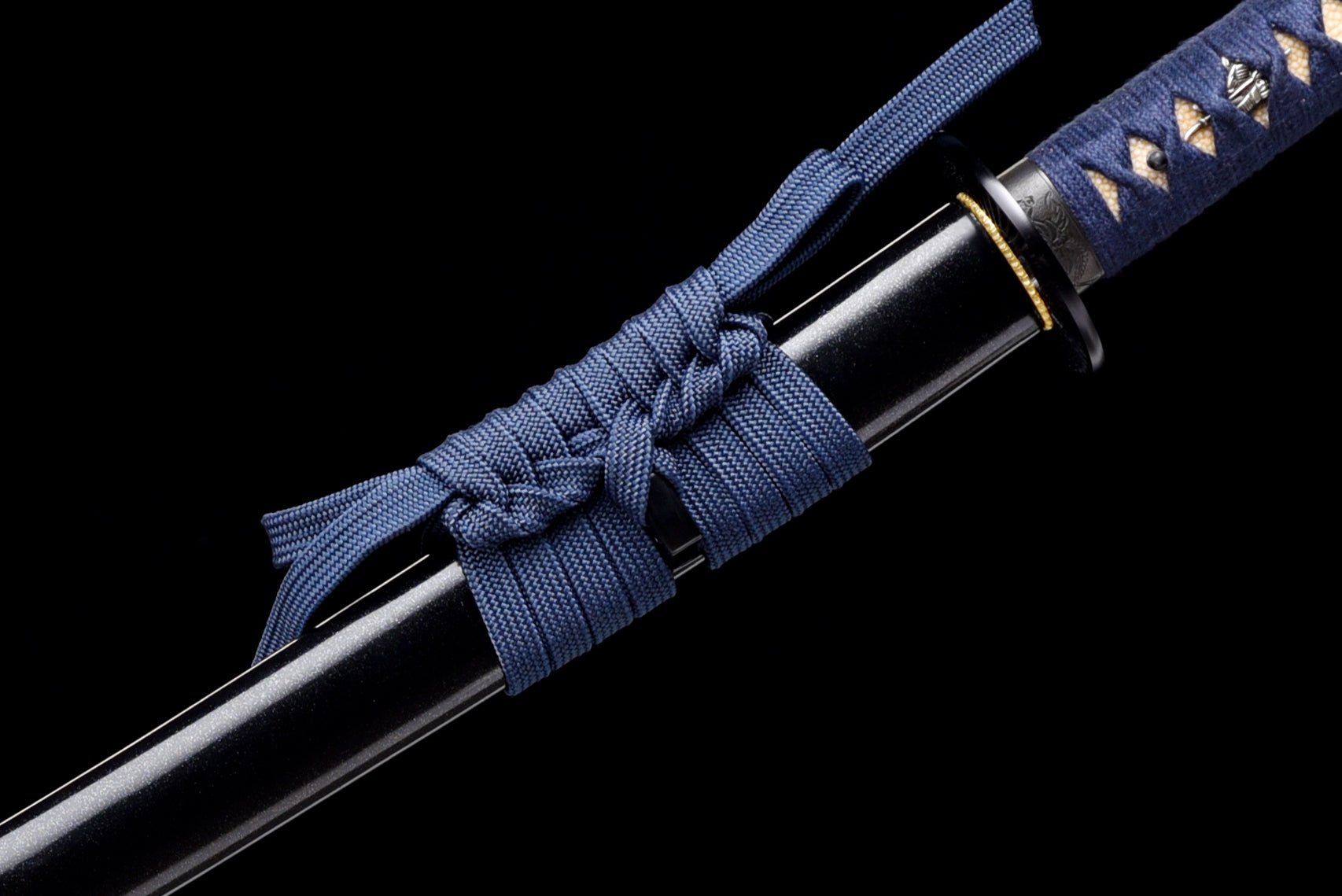Performance Katana Lotus Flame Spring Steel Black Saya 藍蓮 | KatanaSwordArt Katana For Sale 2025