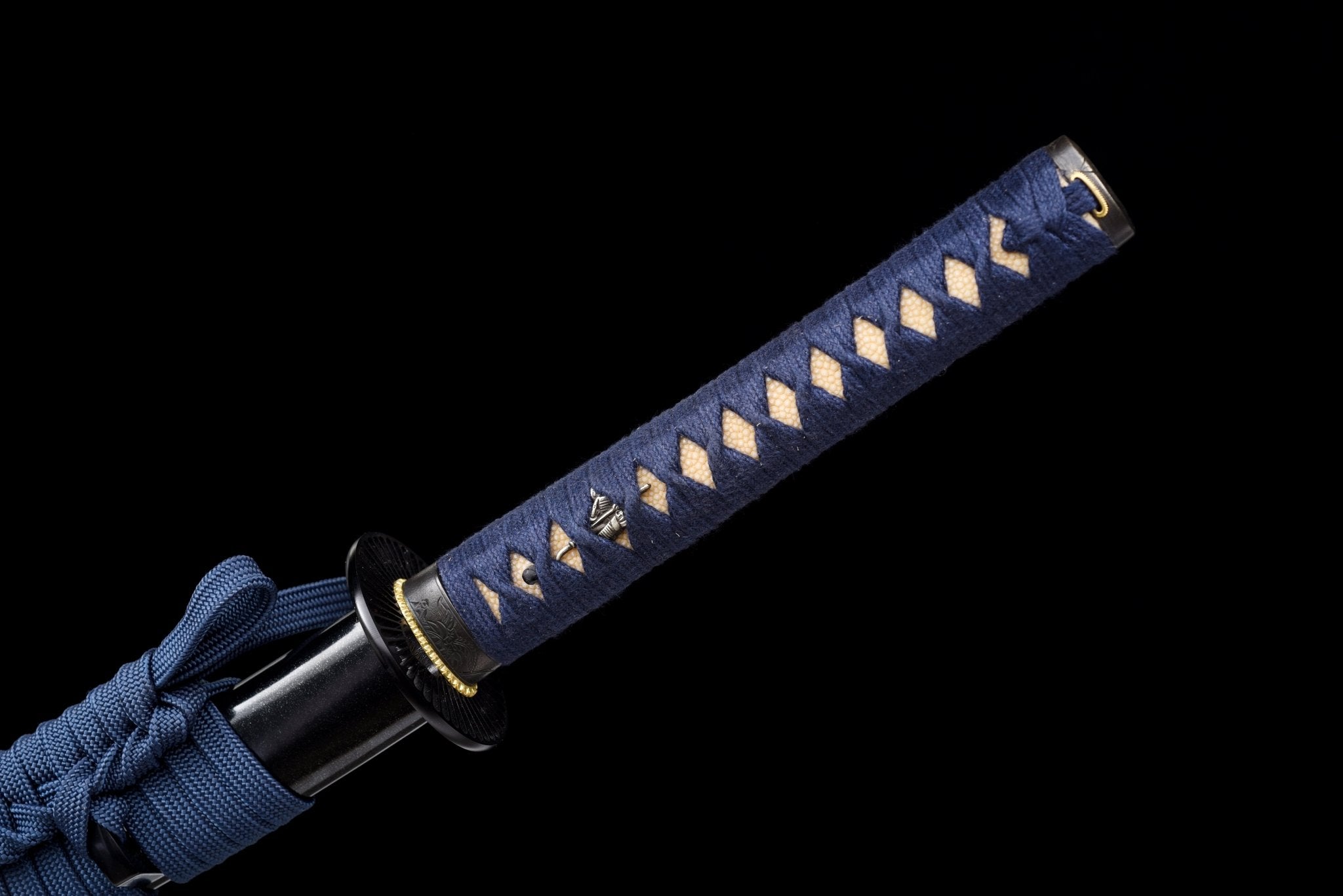 Performance Katana Lotus Flame Spring Steel Black Saya 藍蓮 | KatanaSwordArt Katana For Sale 2025