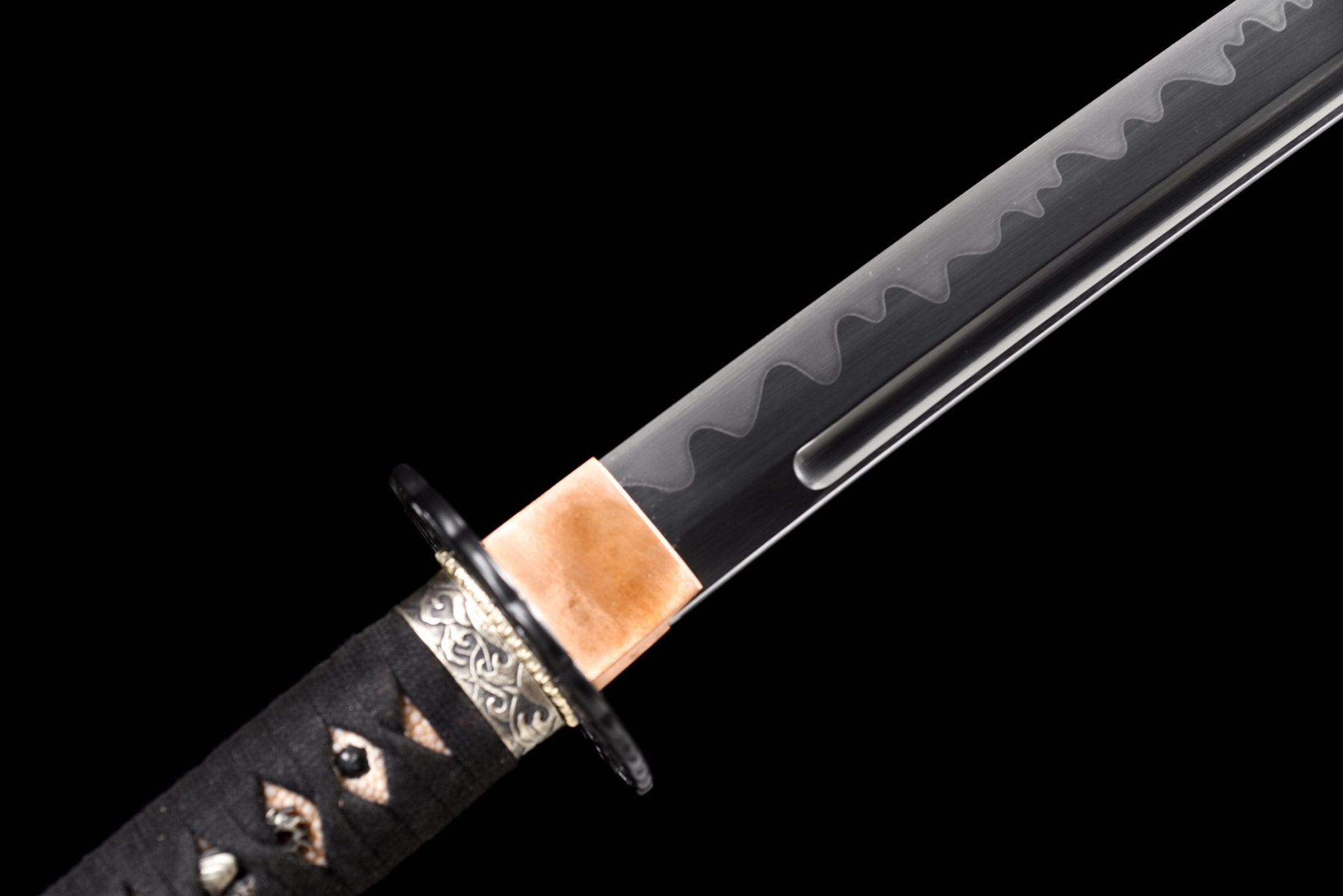Performance Katana Midnight Surge Spring Steel Black Saya 黒潮 | KatanaSwordArt Katana For Sale 2025