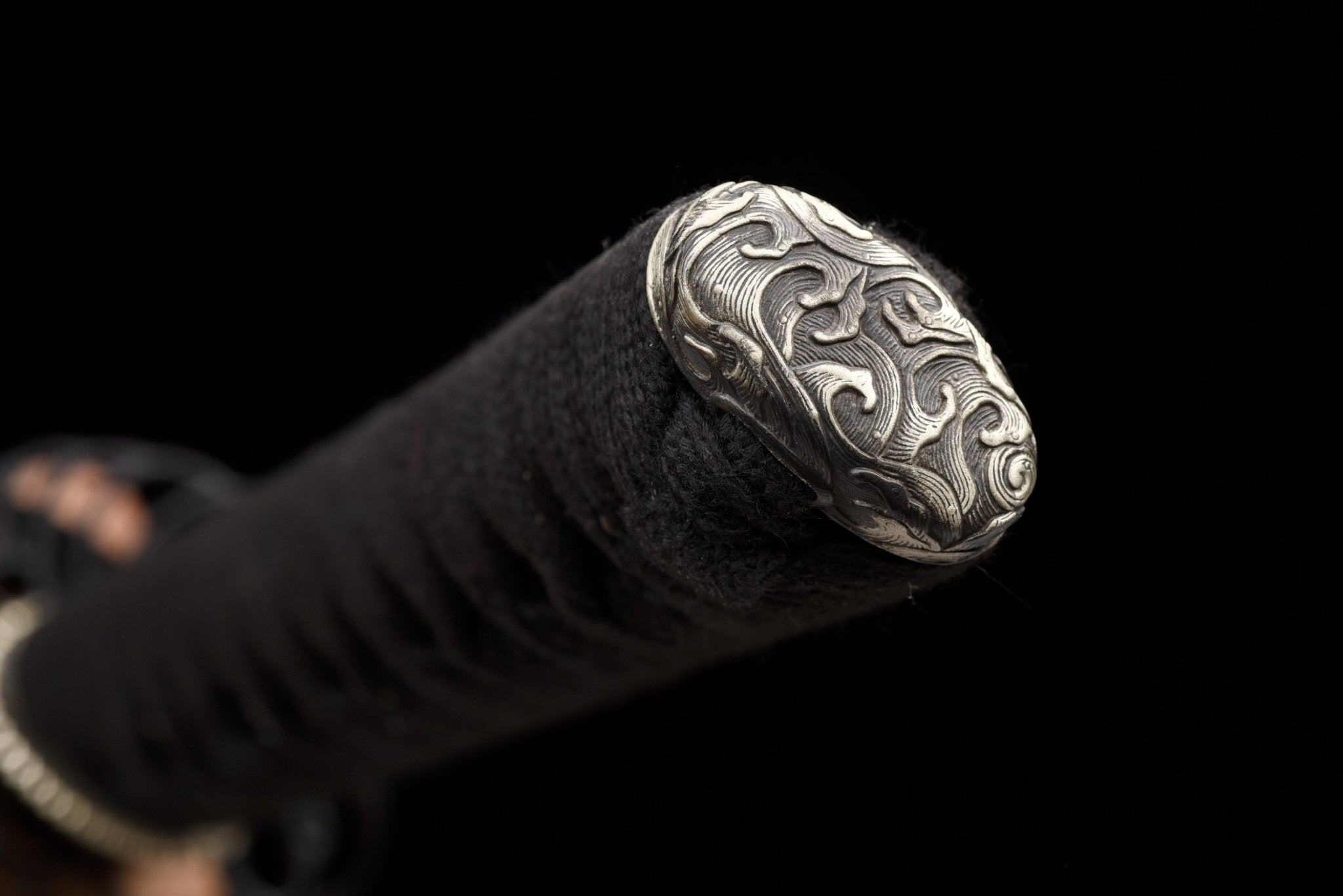 Australia Katana MidnightSurge Spring Steel with Black Ishime Saya