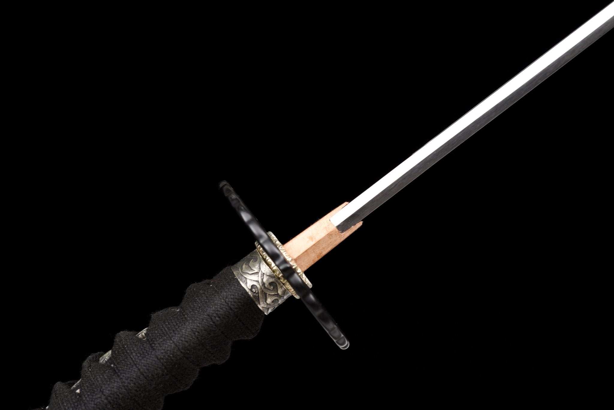Performance Katana Midnight Surge Spring Steel Black Saya 黒潮 | KatanaSwordArt Katana For Sale 2025