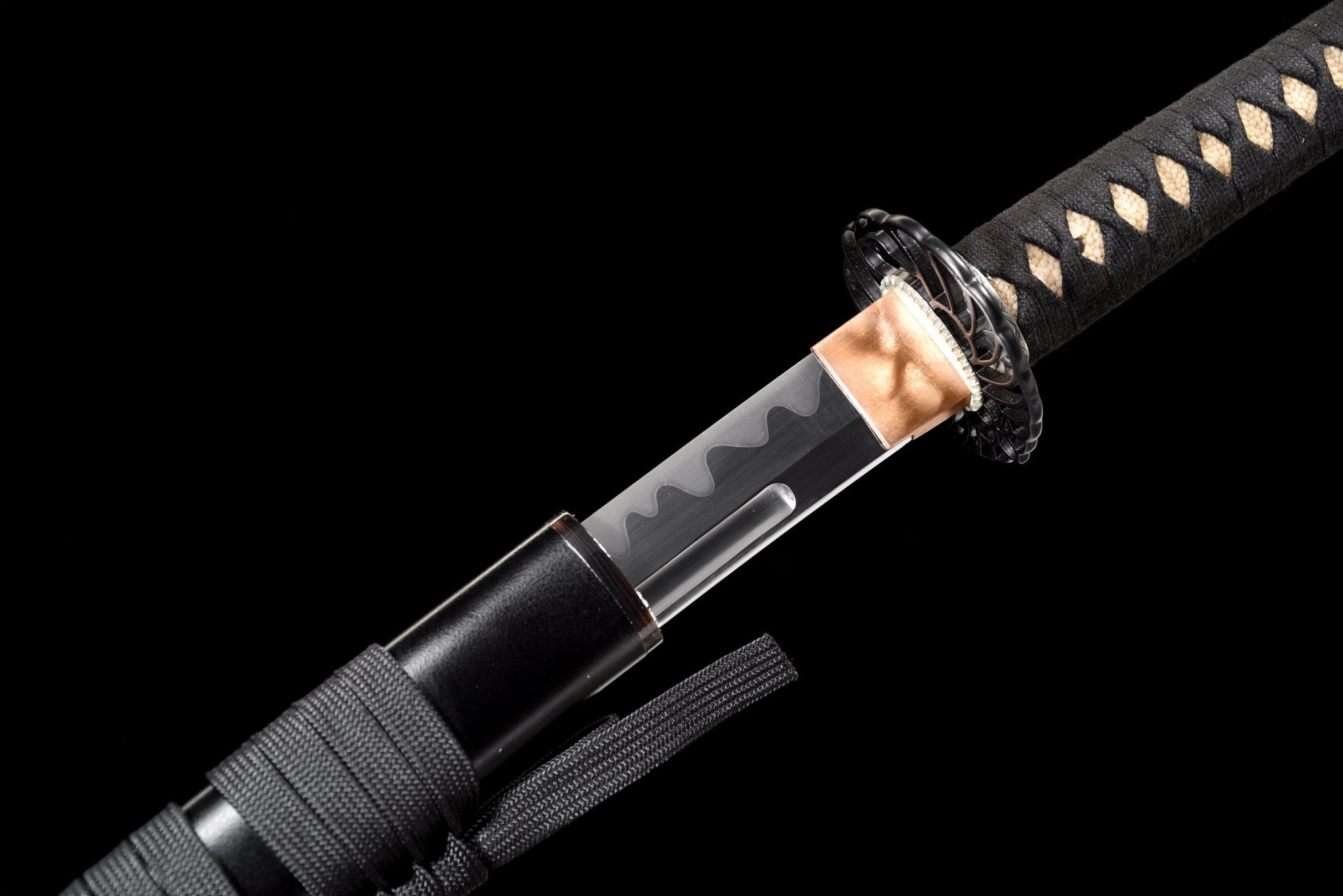 KATANA 15p プラグ済み Australia Katana MidnightSurge Spring Steel with Black Ishime Saya